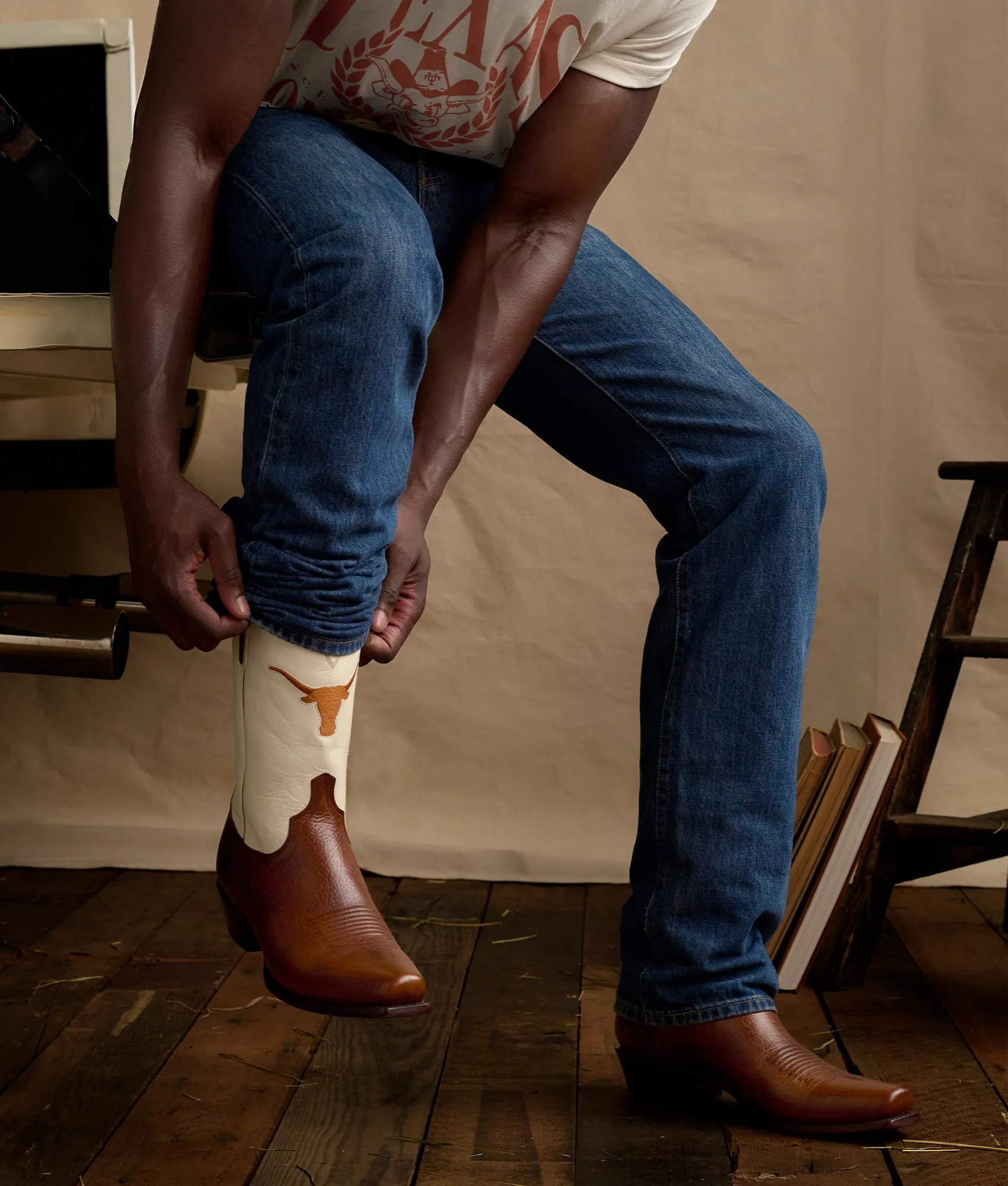 Men's 40 Acres Horseman :: Chocolate sold by Lucchese product image thumbnail 3