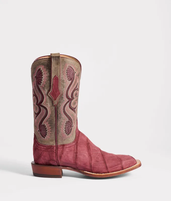 Big Ole Al Horseman :: Bordeaux made by Lucchese