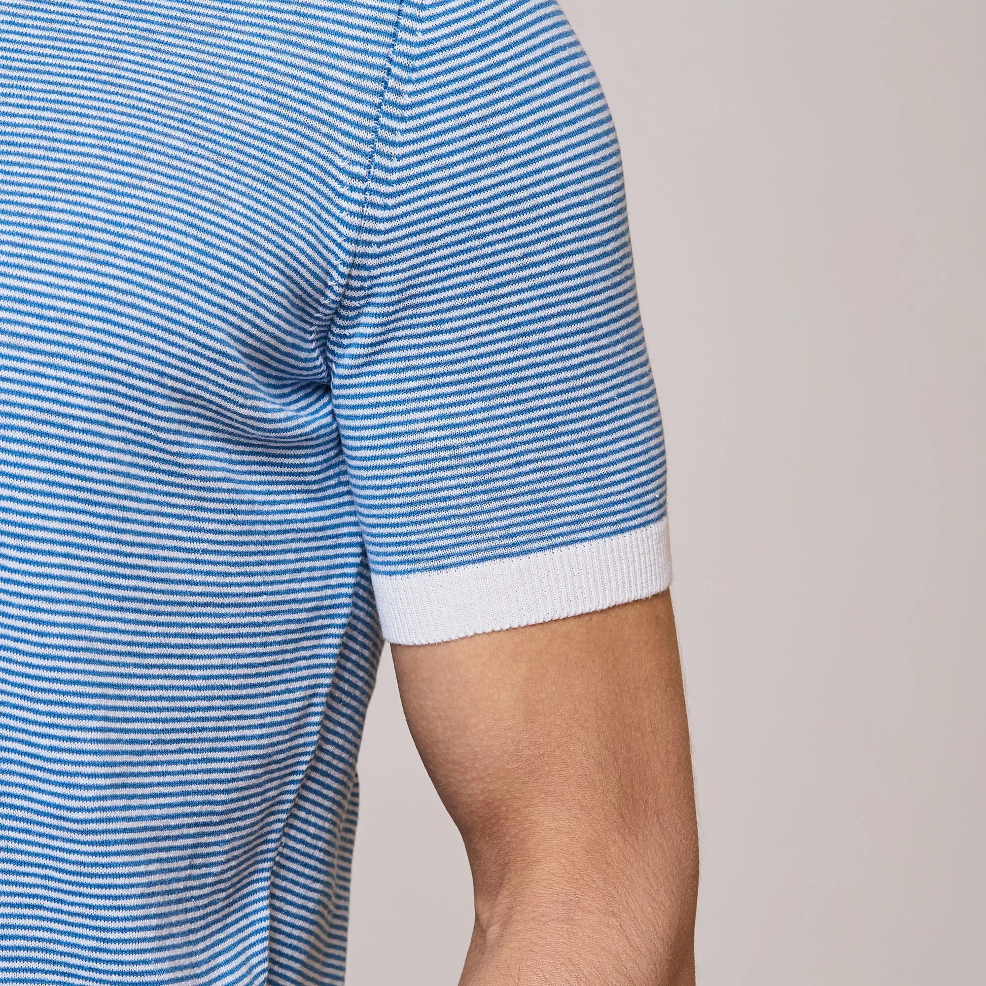 Crew Neck Knitted T-Shirt sold by Luciano Barbera product image thumbnail 4