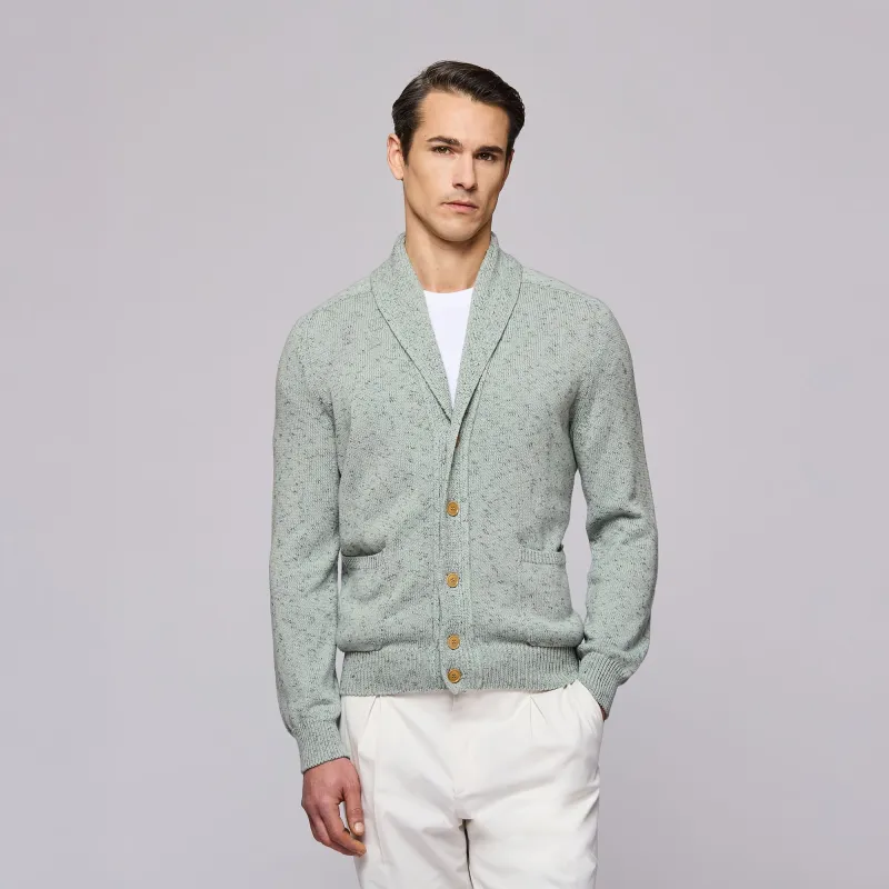 Shawl Collar Knitted Jacket sold by Luciano Barbera