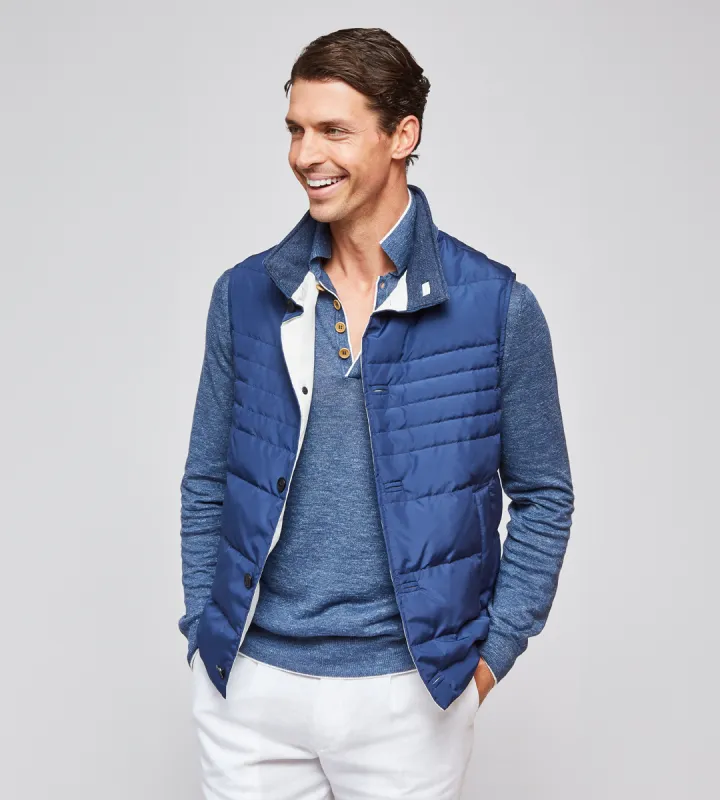 Quilted Techno Vest sold by Luciano Barbera