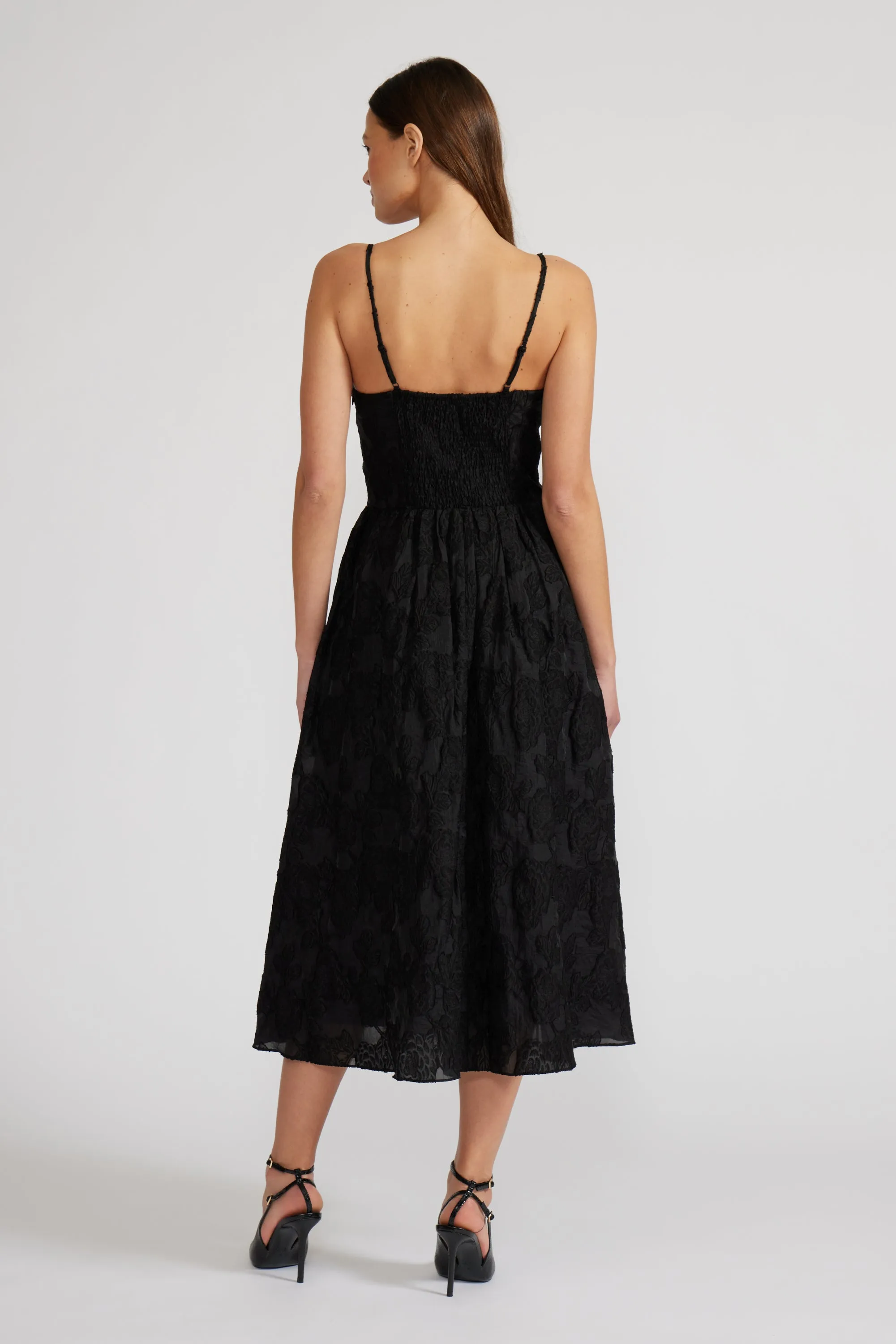 Ingrid Midi Dress - Black sold by Lucy Paris product image thumbnail 3