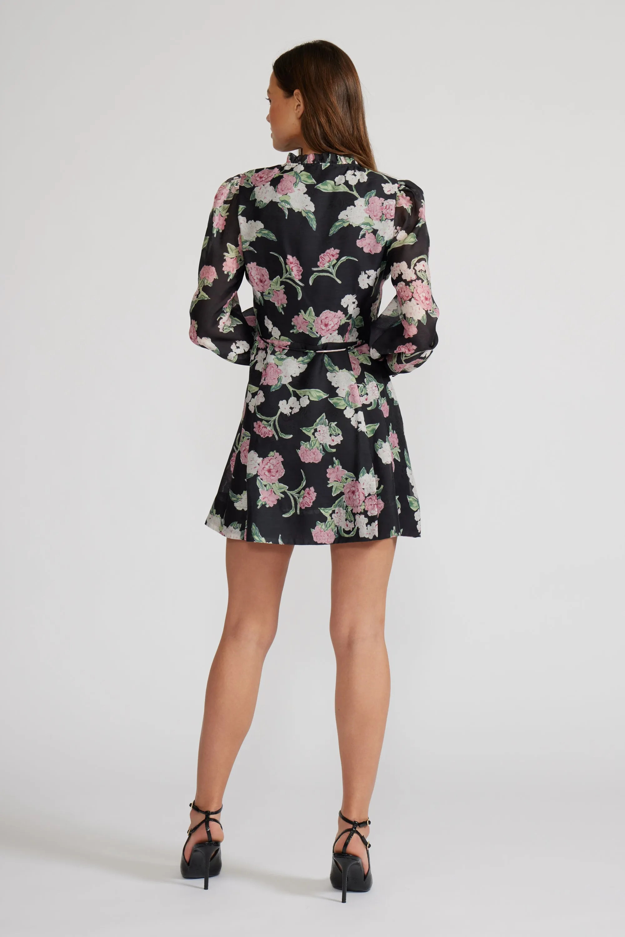 Nina Mini Dress - Black Floral sold by Lucy Paris product image thumbnail 4
