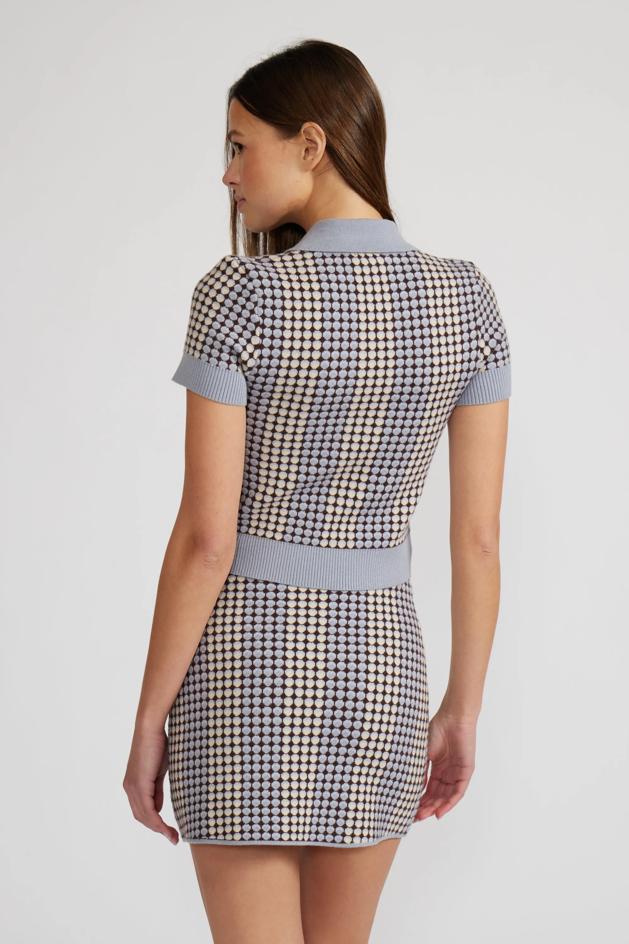 Vivian Knit Top - Blue sold by Lucy Paris product image thumbnail 5