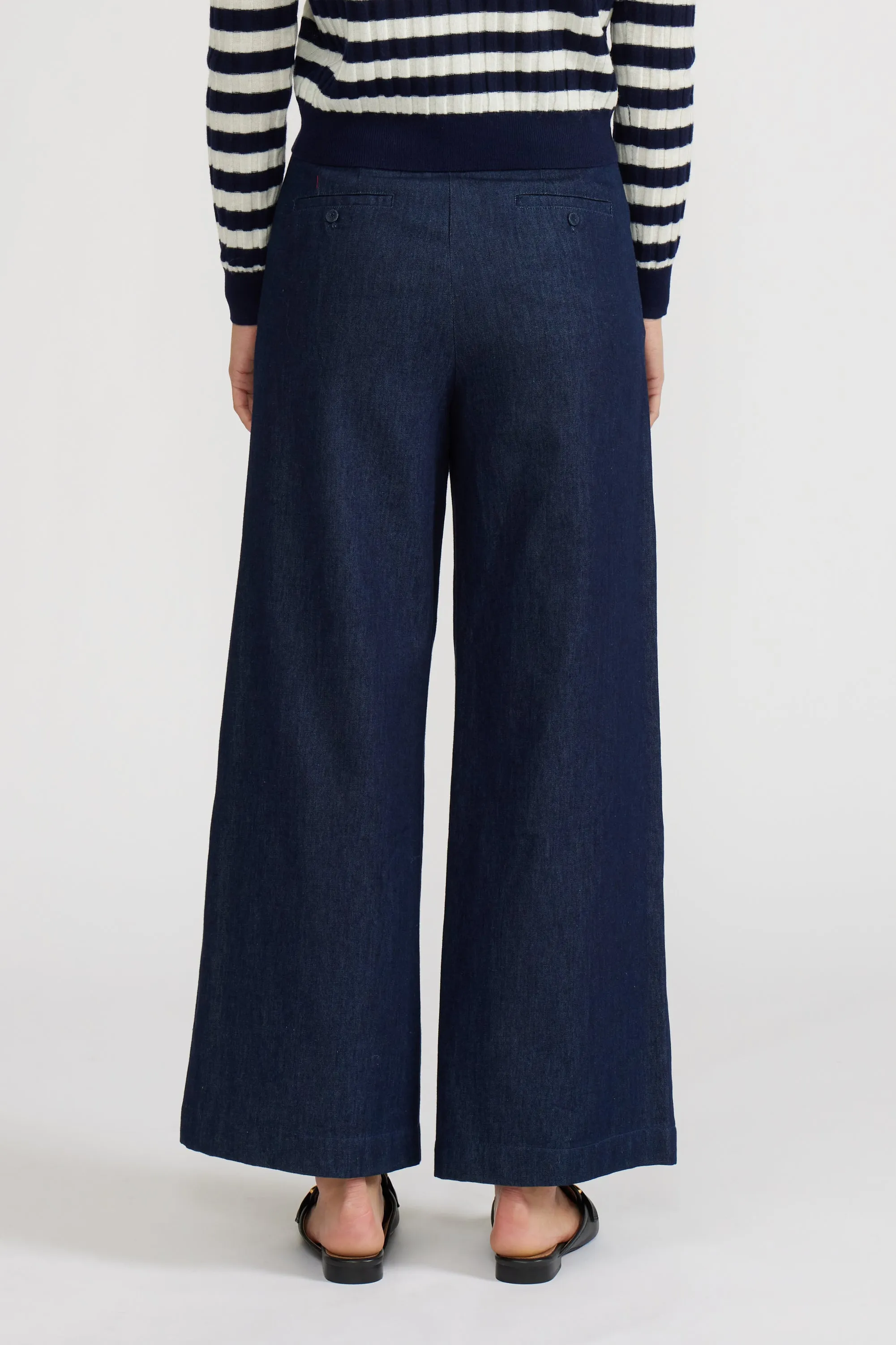 Danielle Denim Pant - Dark Blue sold by Lucy Paris product image thumbnail 4