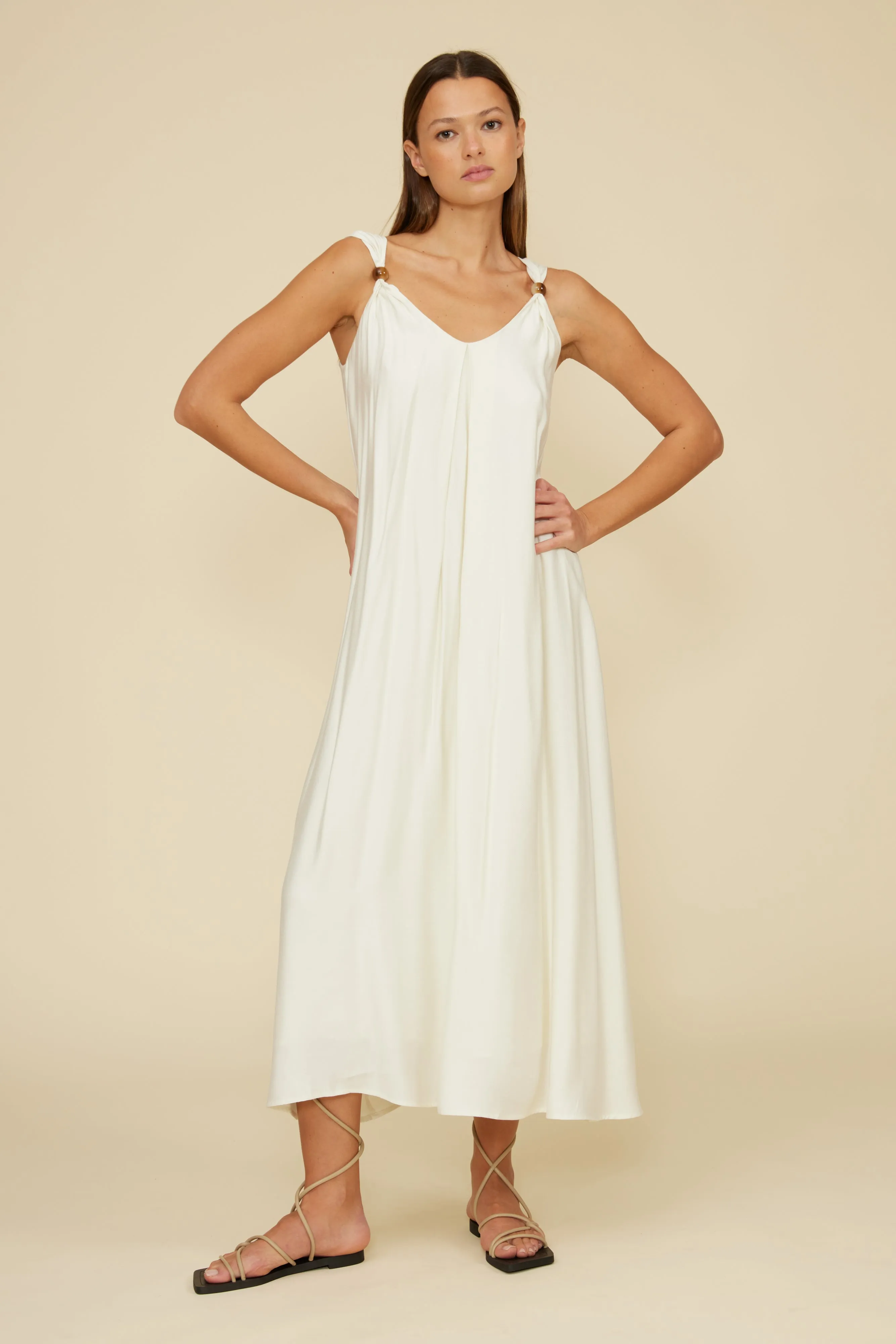 Sutton Dress - Ivory sold by Lucy Paris