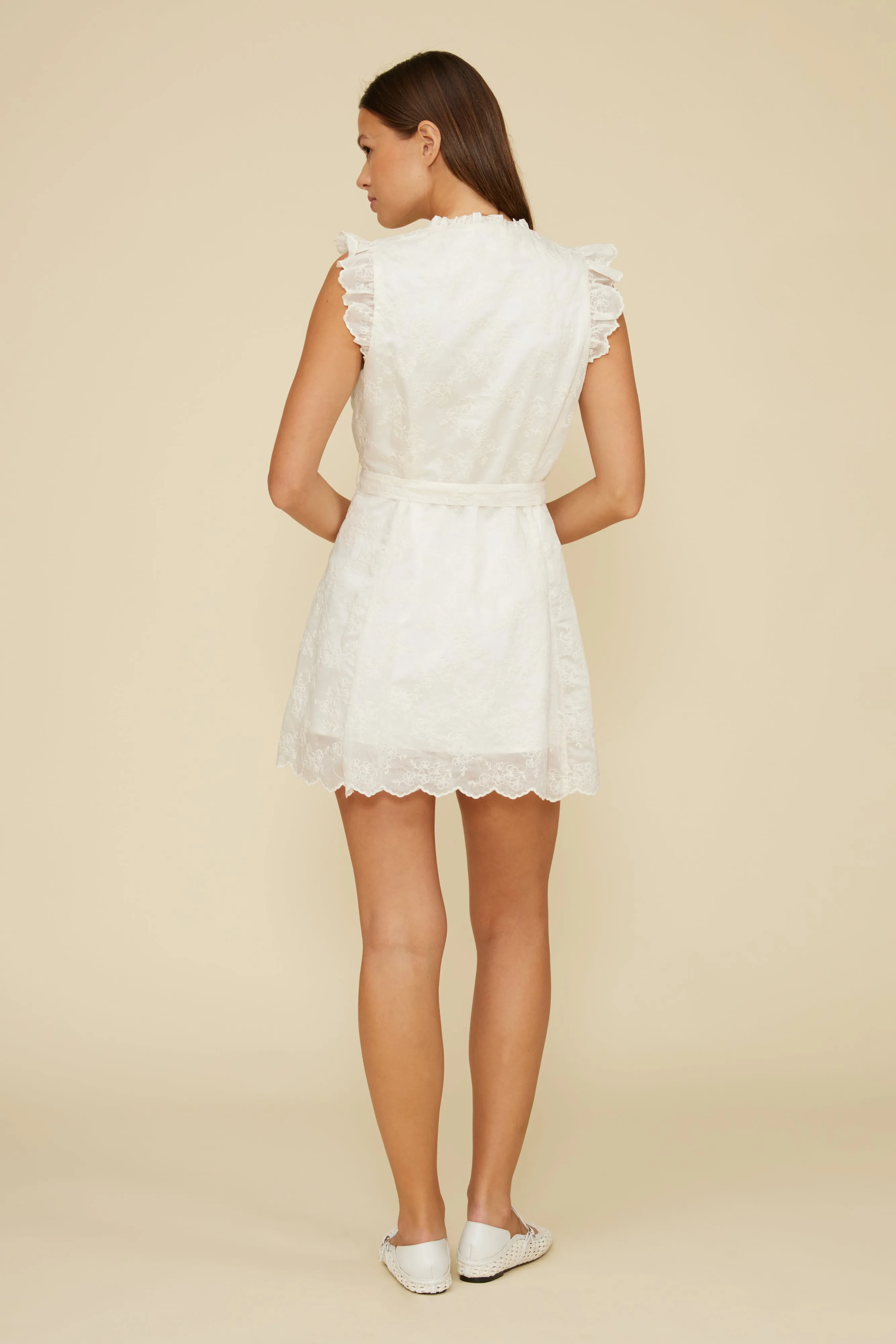 Sharla Mini Dress - Ivory sold by Lucy Paris product image thumbnail 3