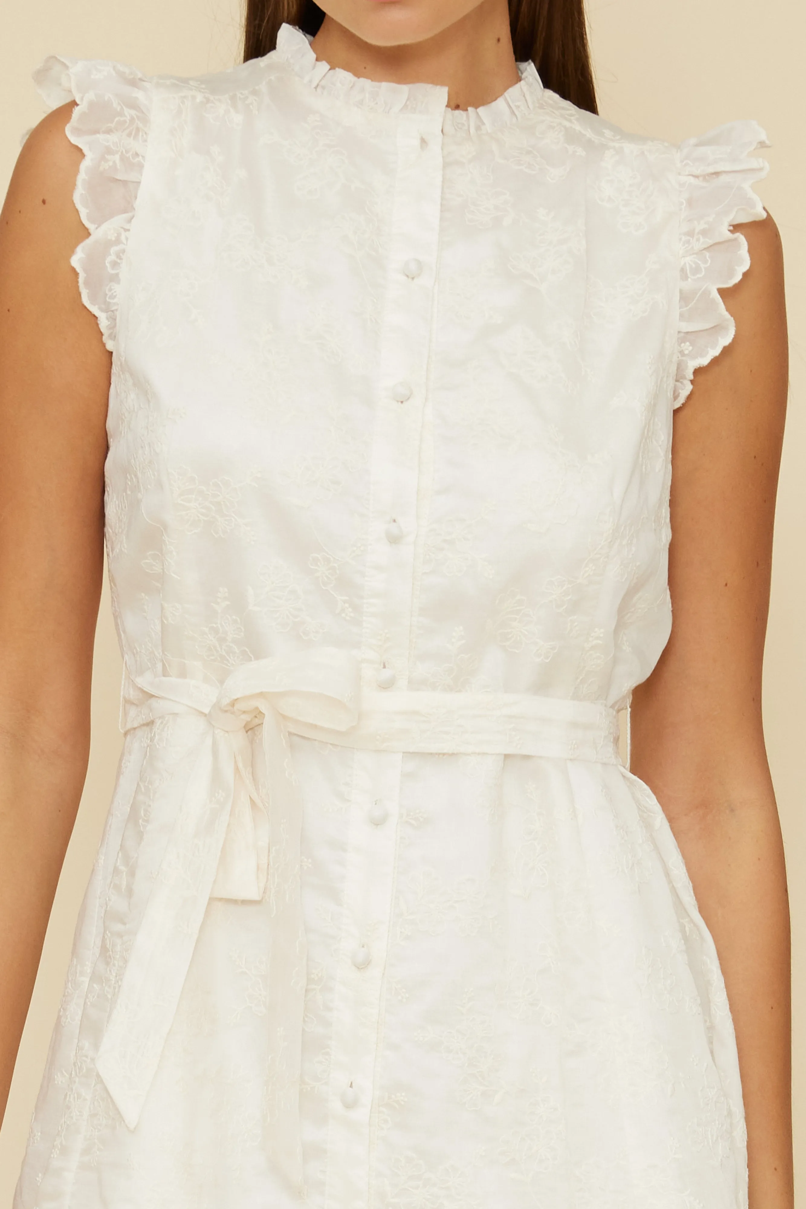 Sharla Mini Dress - Ivory sold by Lucy Paris product image thumbnail 4