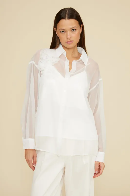 Quincy Blouse - White sold by Lucy Paris