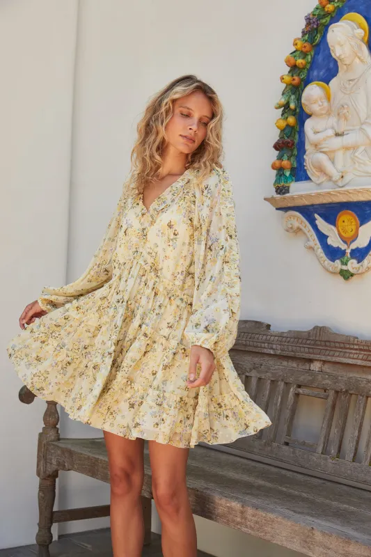 Carmina Dress - Yellow sold by Lucy Paris