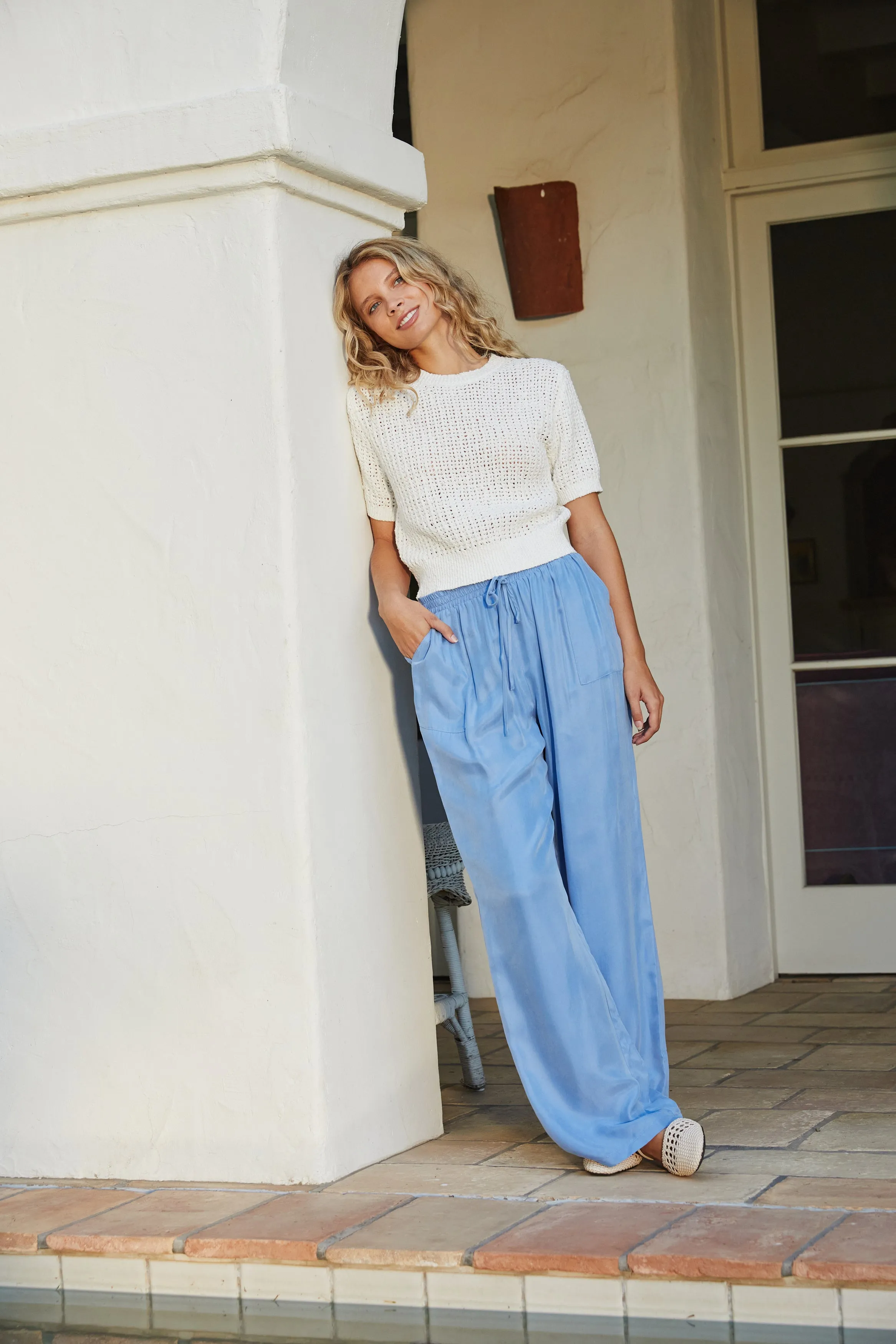 Grady Pants - Blue sold by Lucy Paris product image thumbnail 2