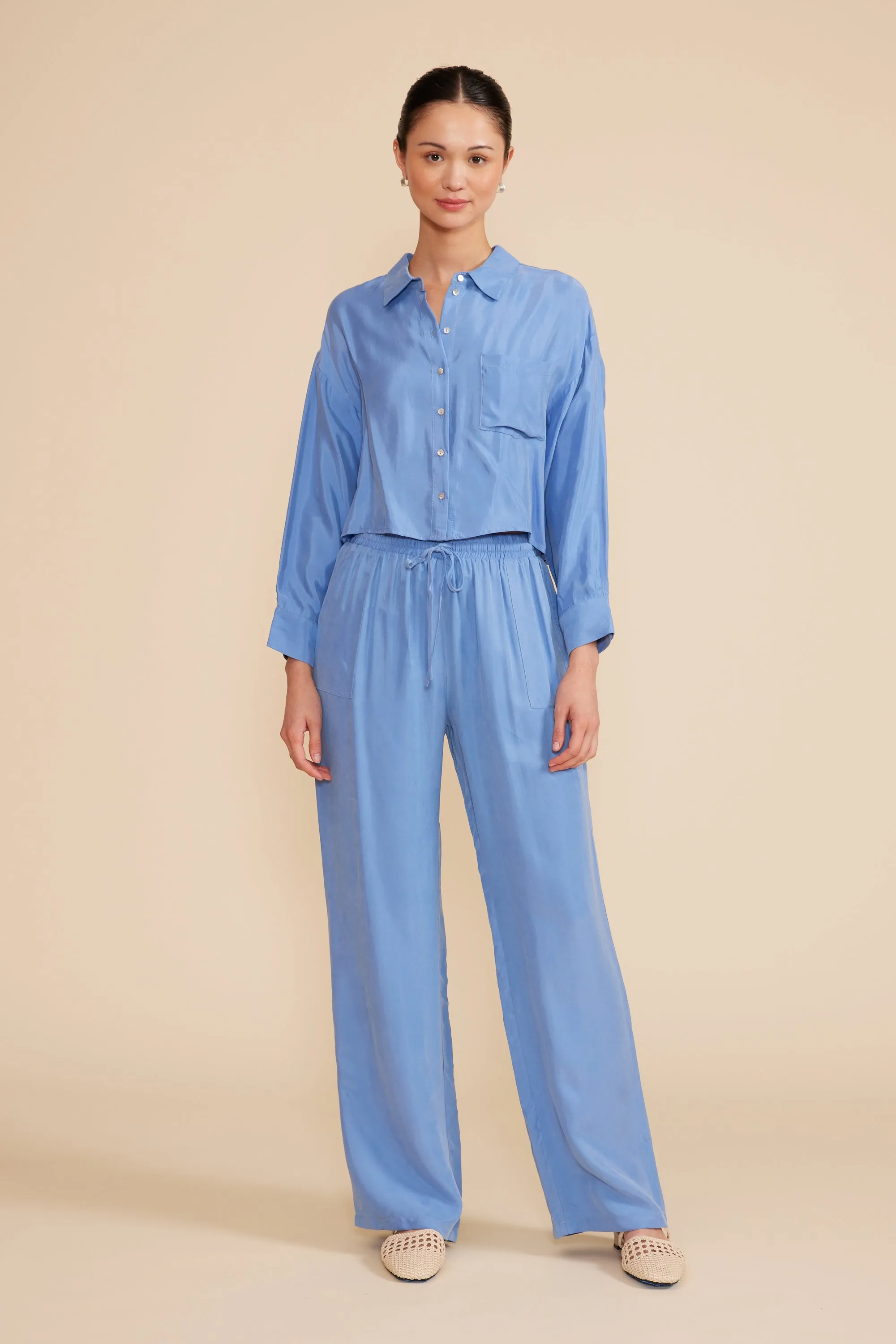 Grady Pants - Blue sold by Lucy Paris