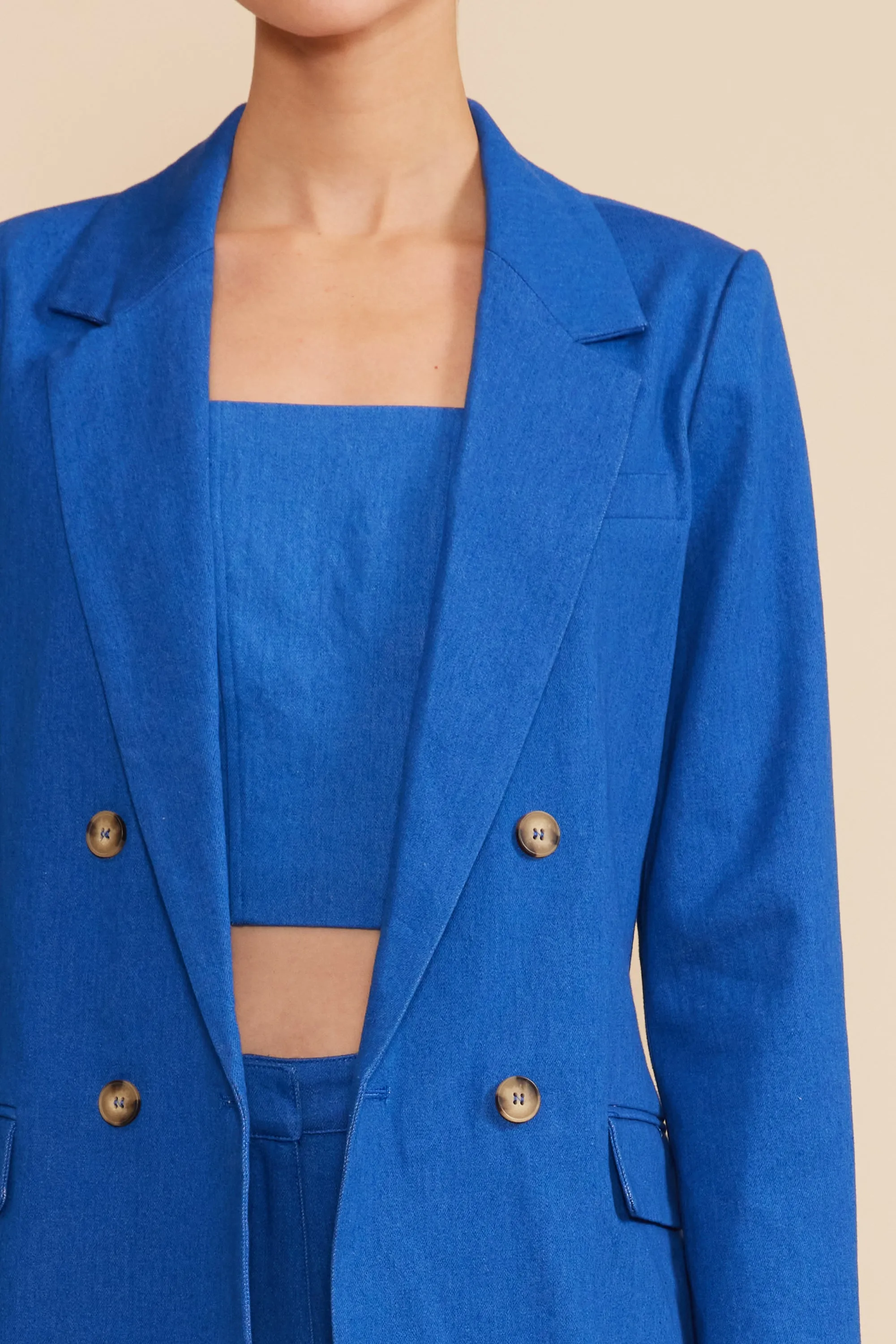 Fernanda Blazer - Blue sold by Lucy Paris product image thumbnail 4