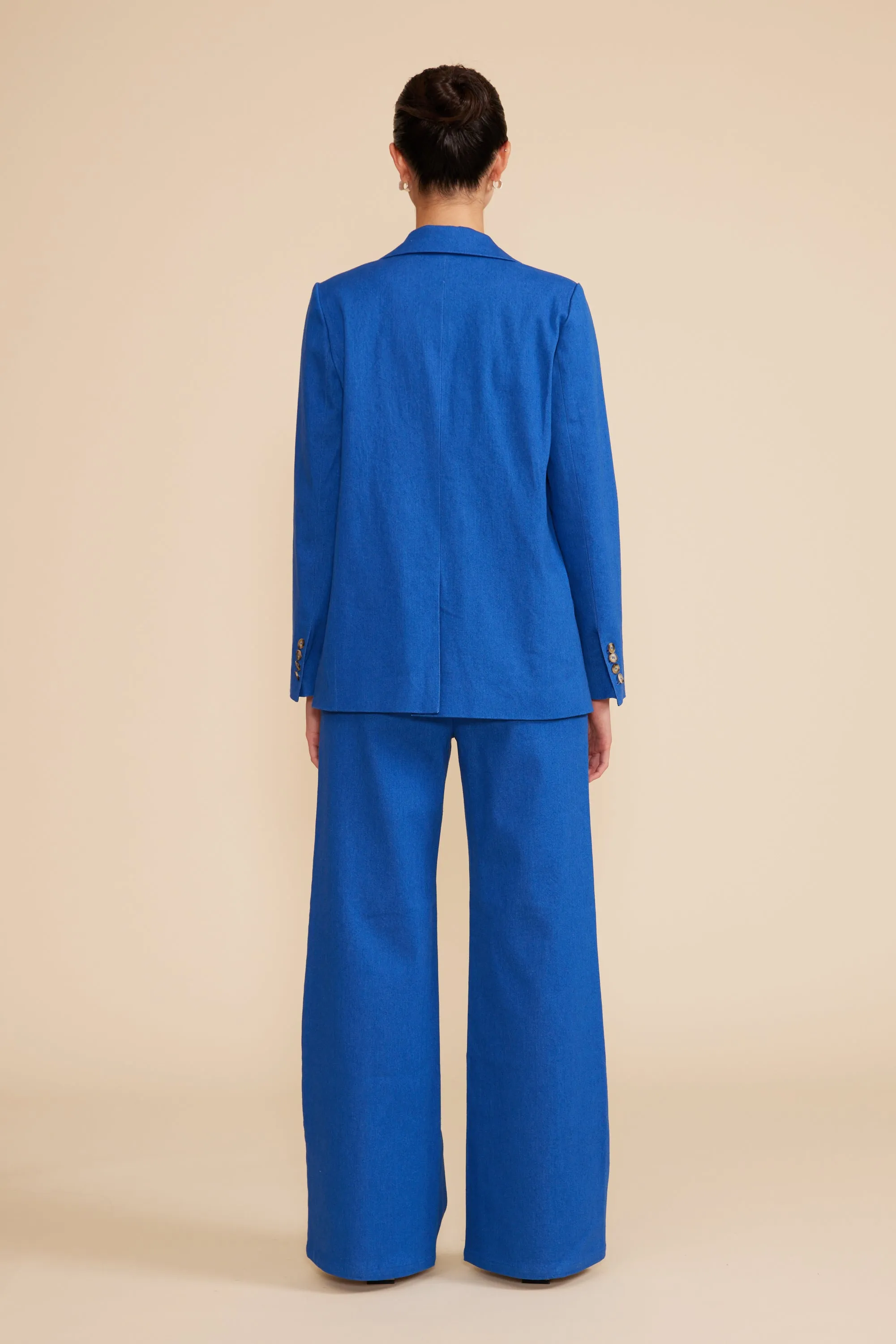 Fernanda Blazer - Blue sold by Lucy Paris product image thumbnail 3