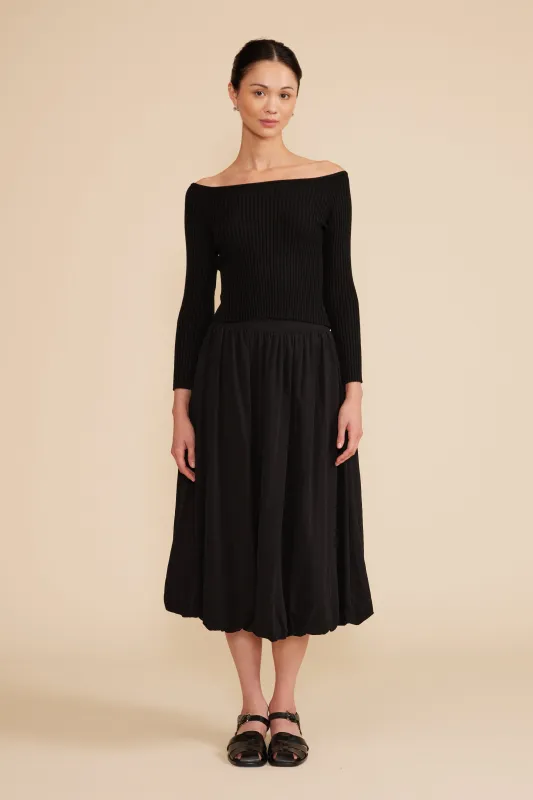 Otis Knit Top - Black sold by Lucy Paris