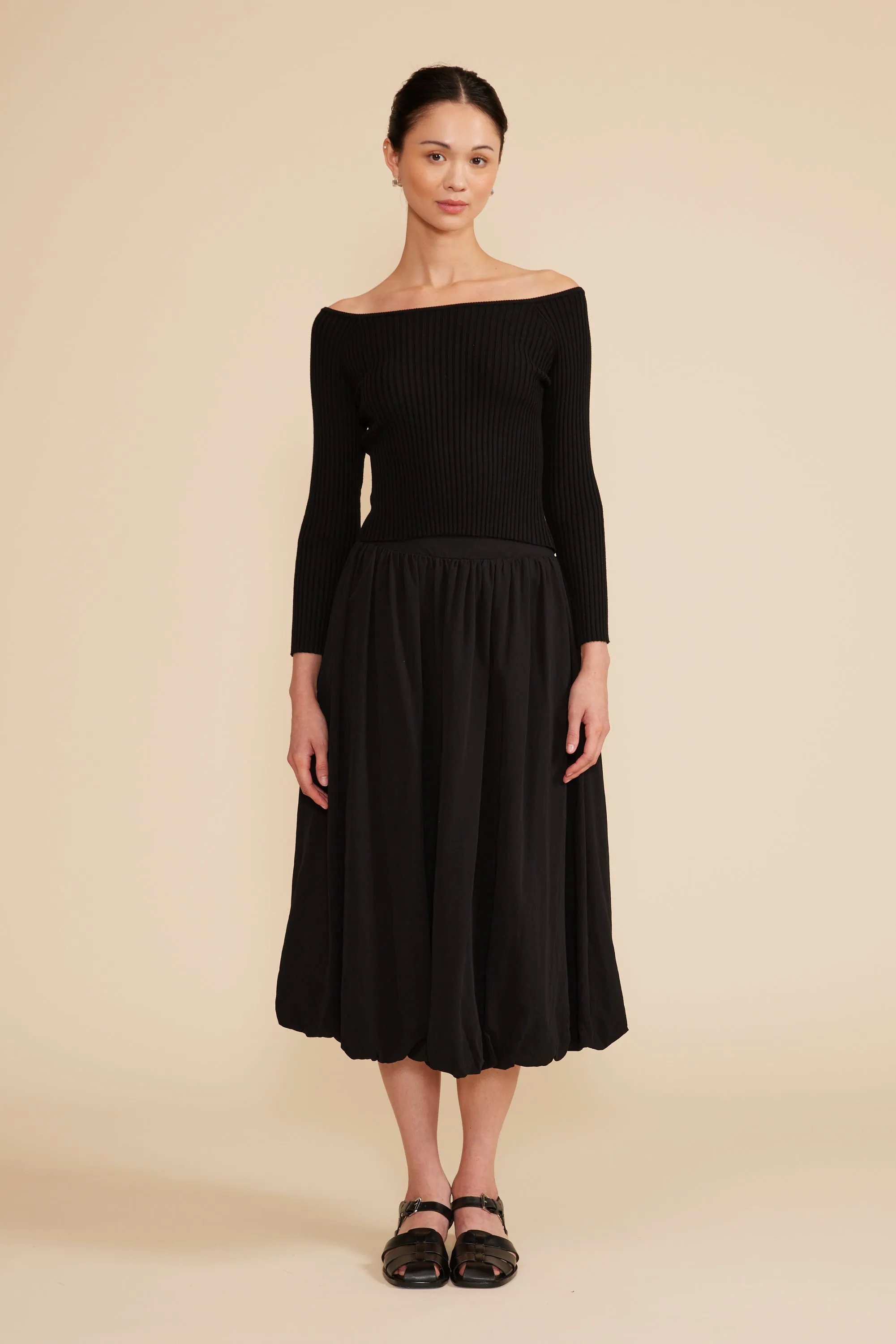 Otis Knit Top - Black sold by Lucy Paris