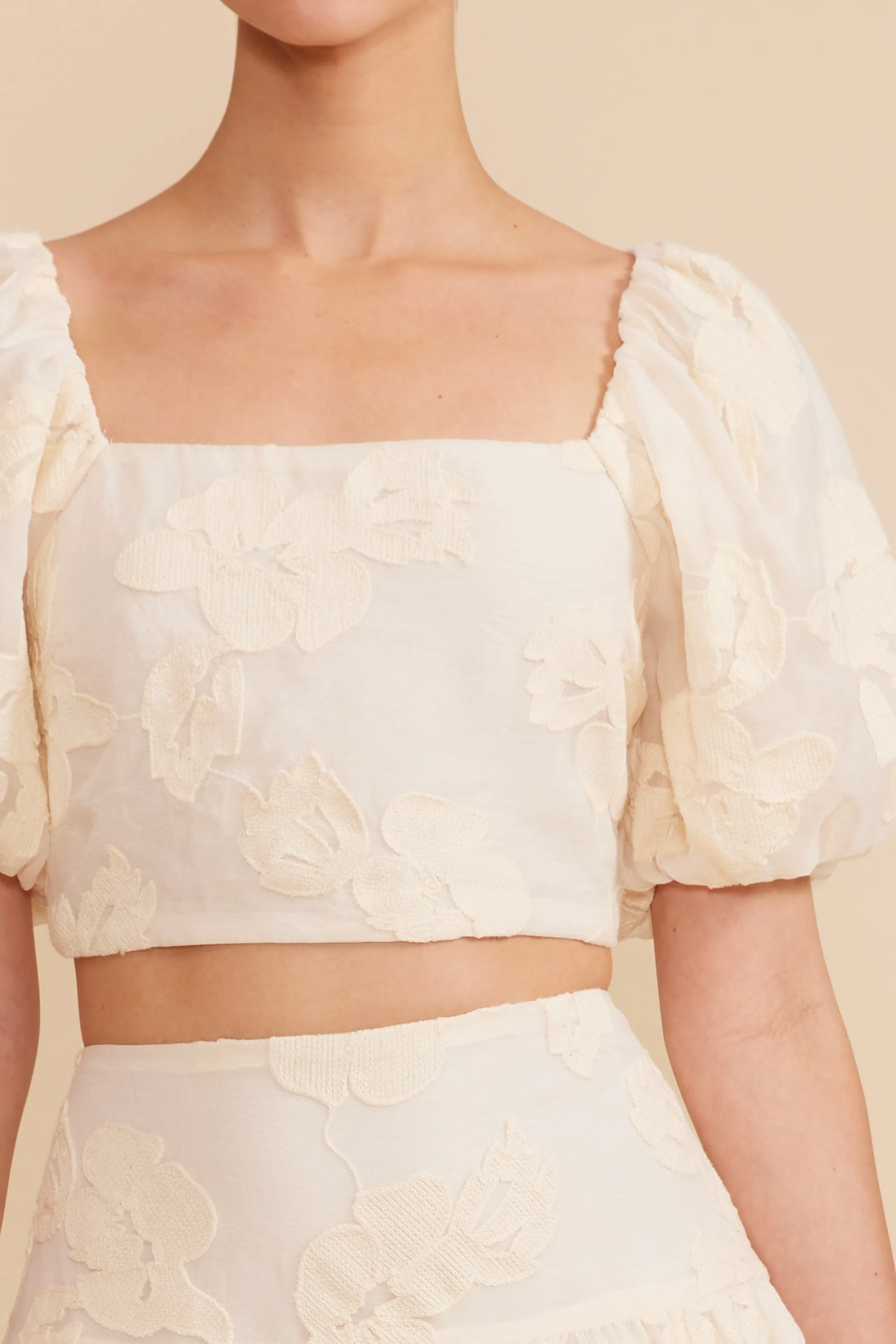 Pippa Lace Top - Ivory sold by Lucy Paris product image thumbnail 4