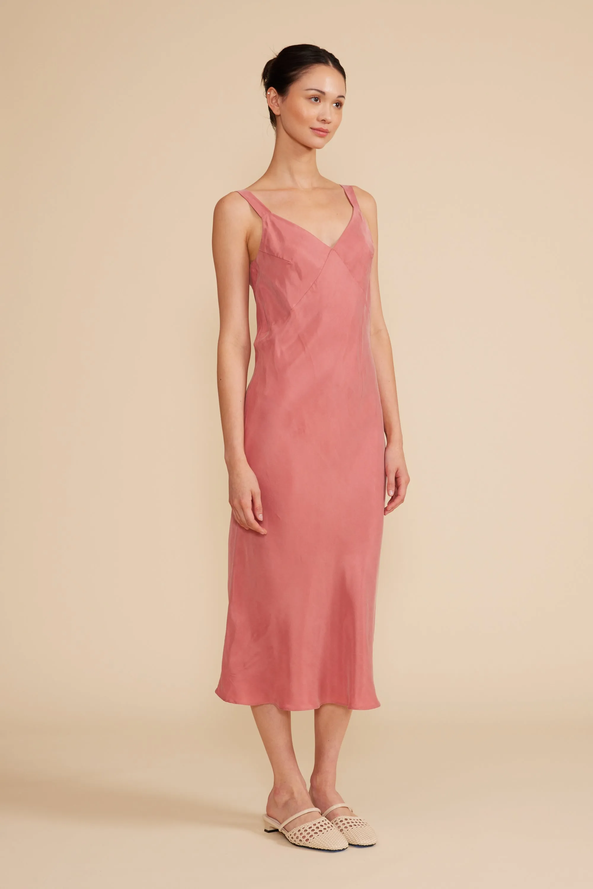 Andee Bias Dress - Dusty Rose sold by Lucy Paris product image thumbnail 5