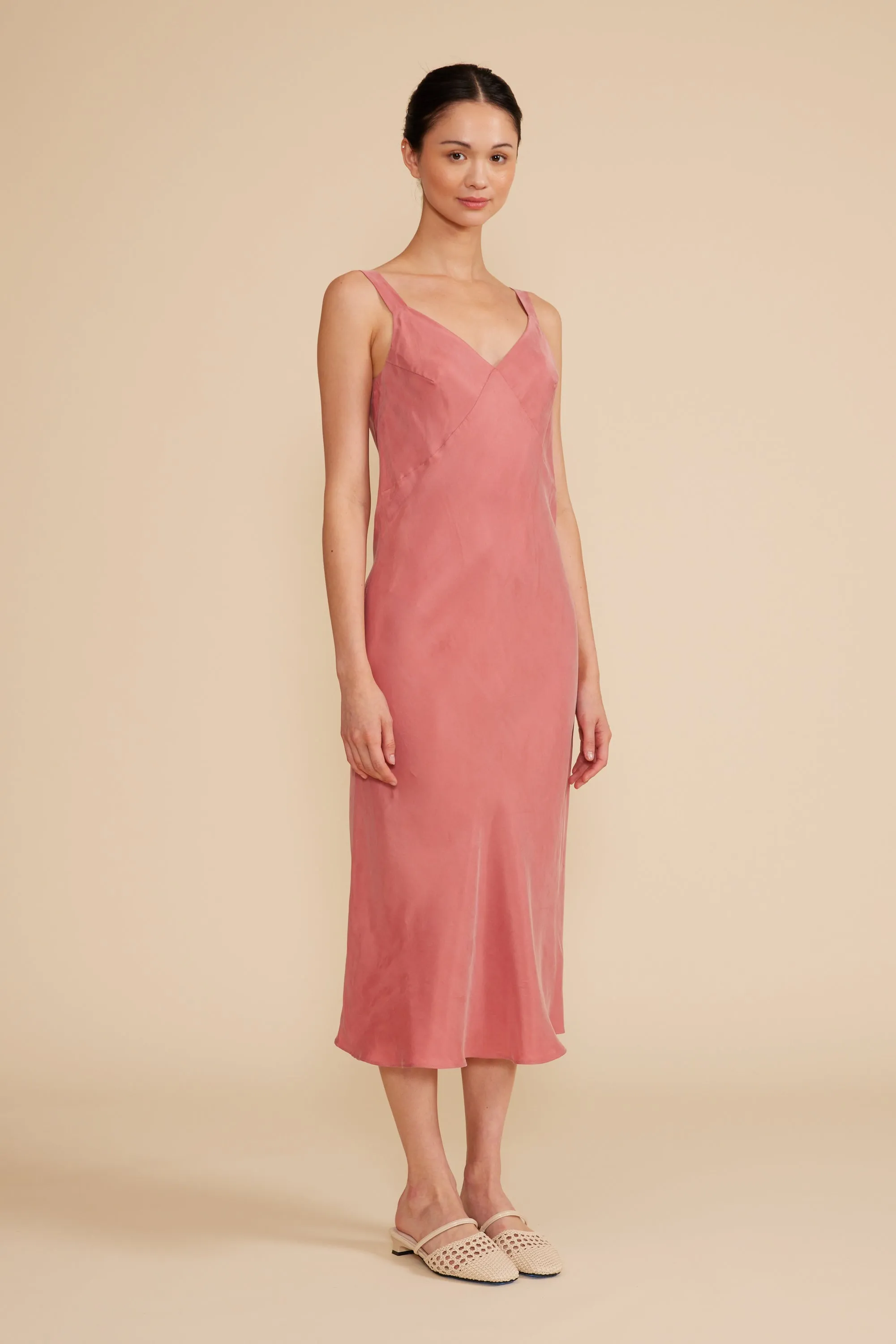 Andee Bias Dress - Dusty Rose sold by Lucy Paris product image thumbnail 2