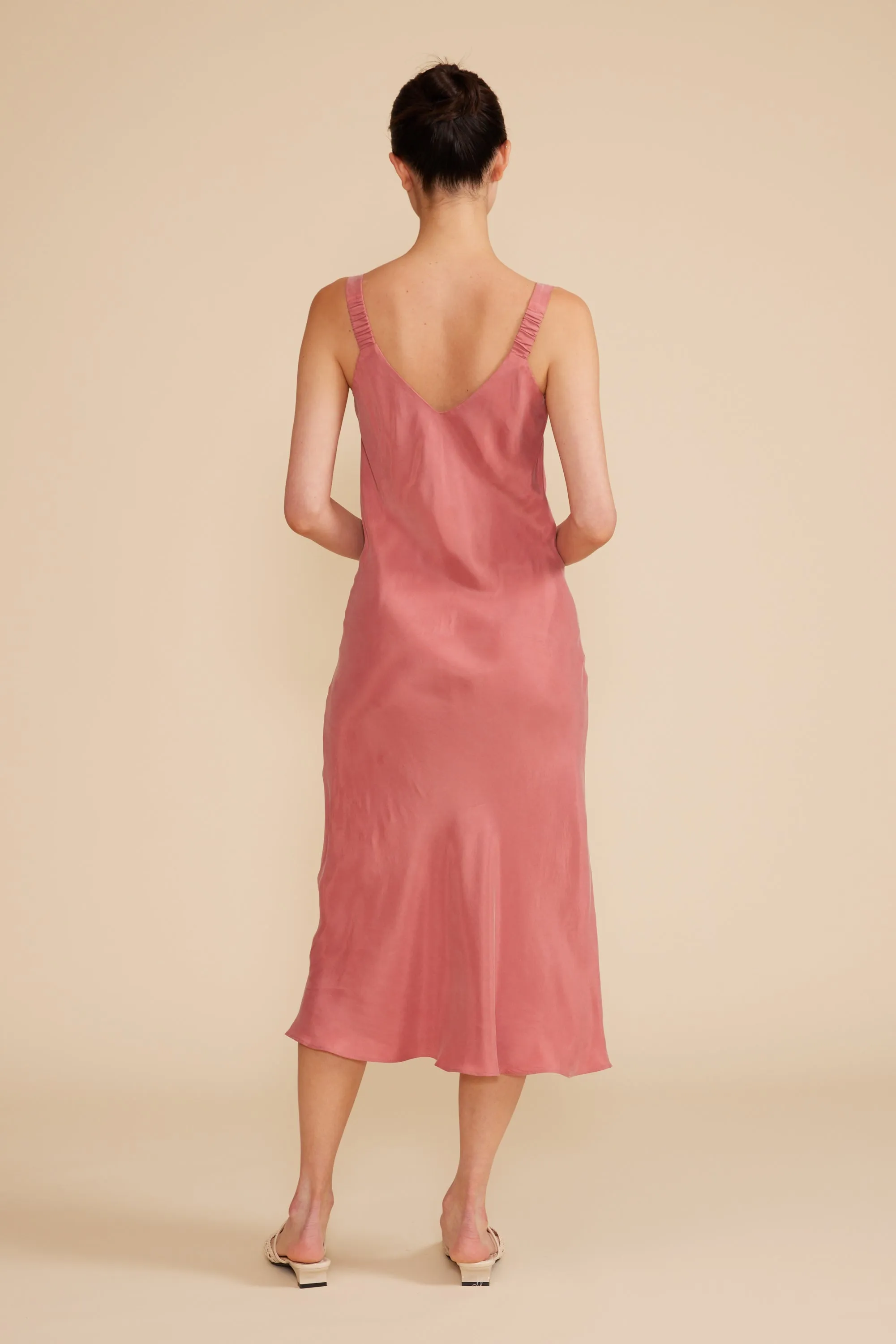 Andee Bias Dress - Dusty Rose sold by Lucy Paris product image thumbnail 3