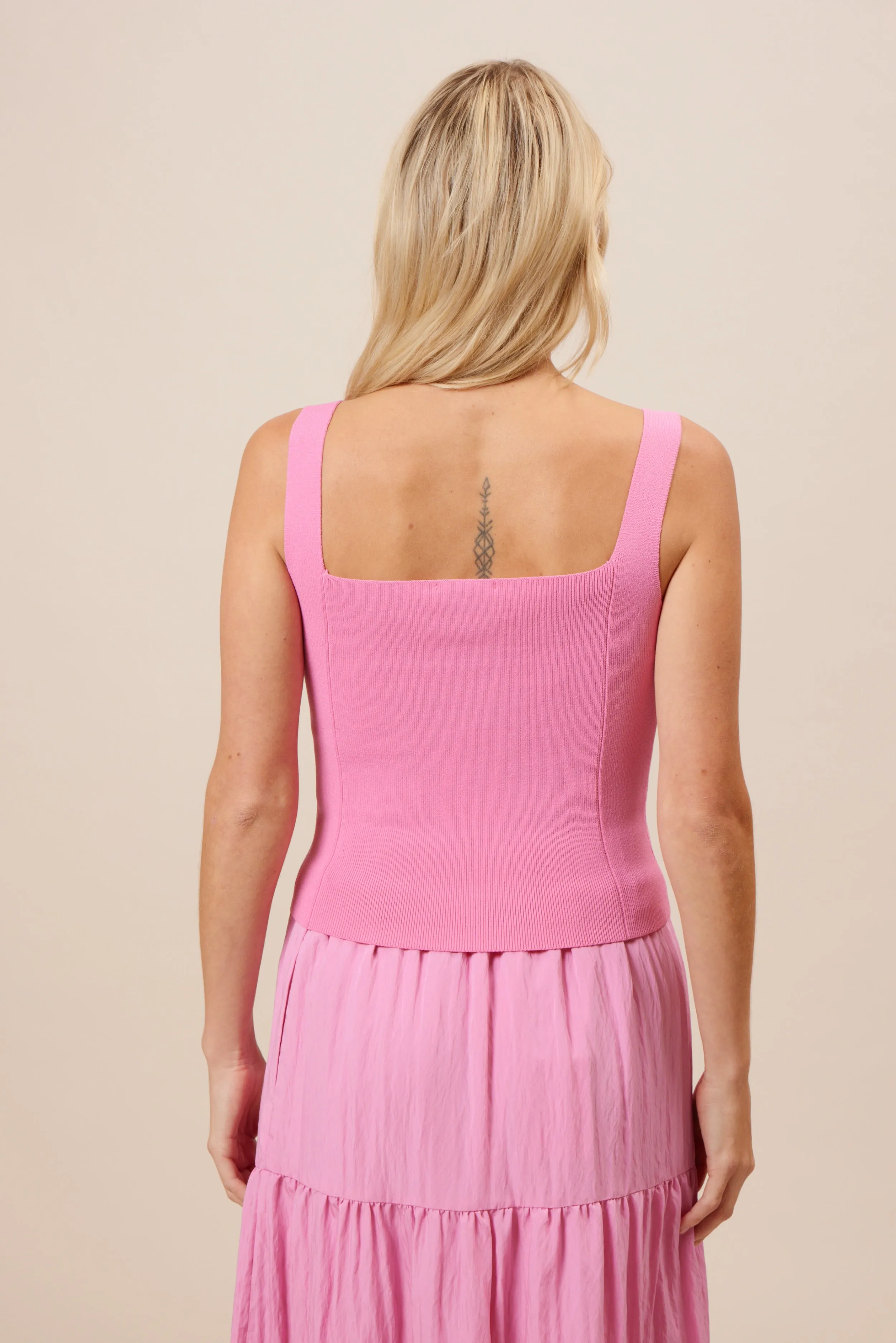 Santorini Knit Top- Pink sold by Lucy Paris product image thumbnail 2