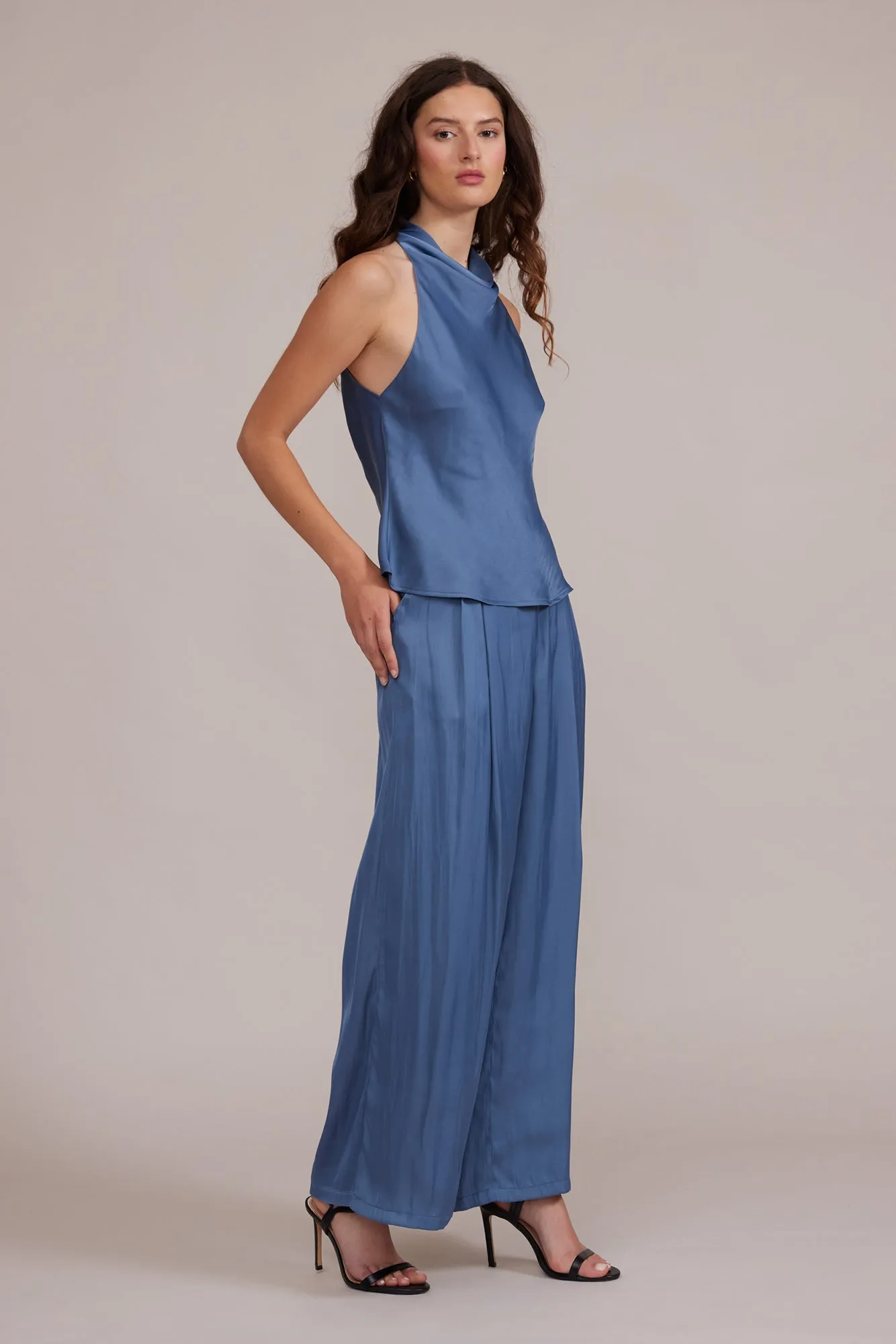 Kristy Pant - Slate Blue sold by Lucy Paris