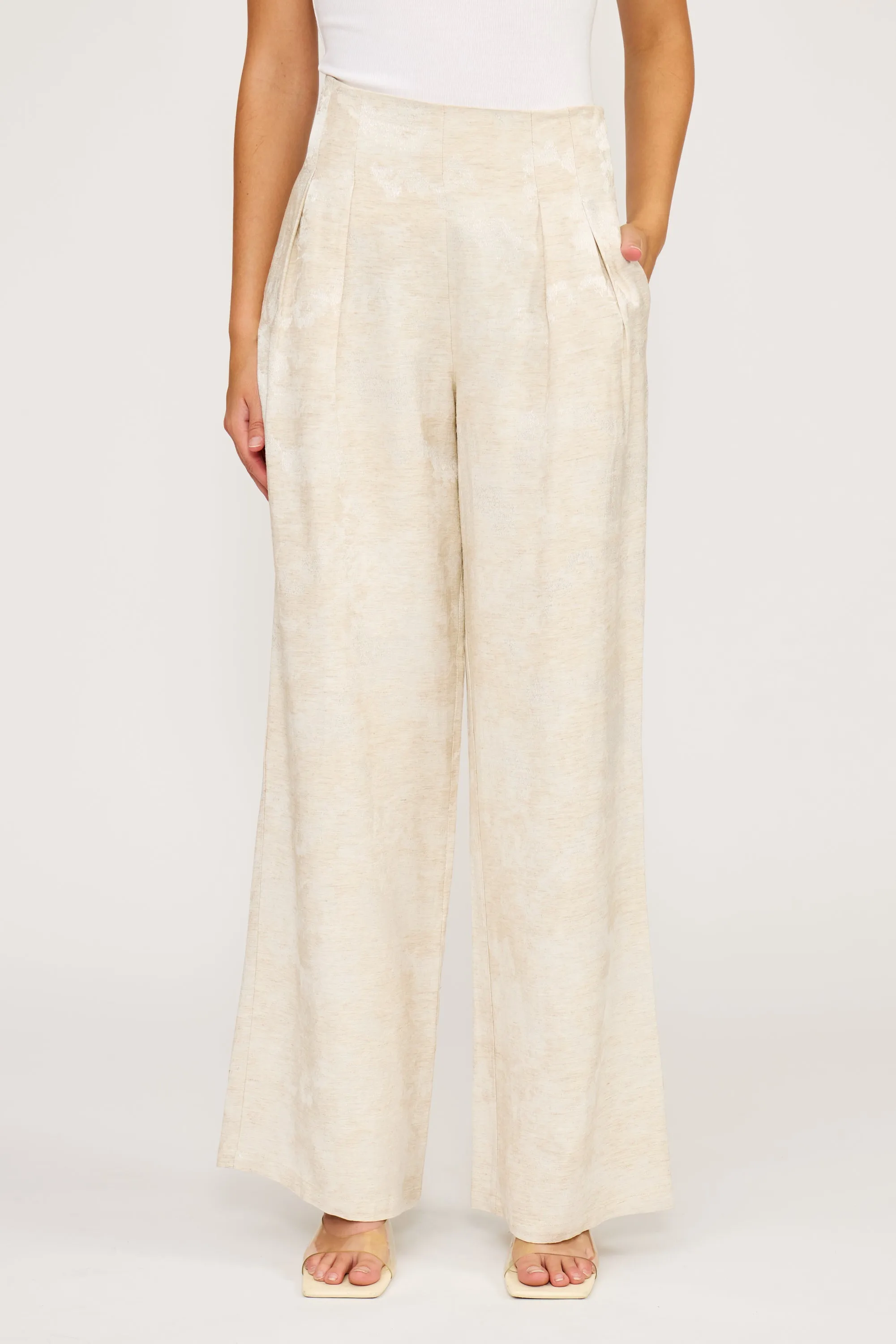 Griffin Pant - Beige sold by Lucy Paris product image thumbnail 3