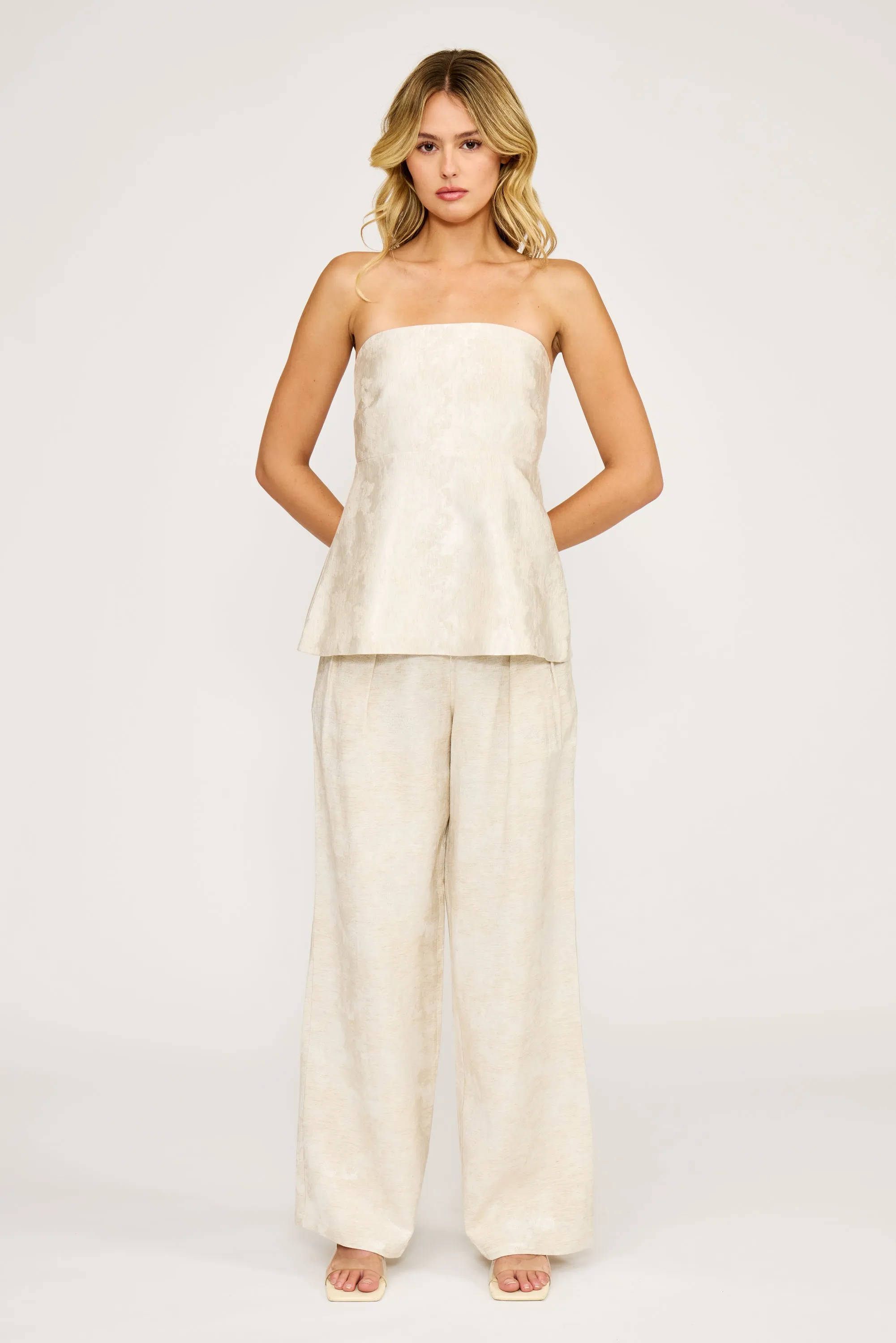 Griffin Pant - Beige sold by Lucy Paris