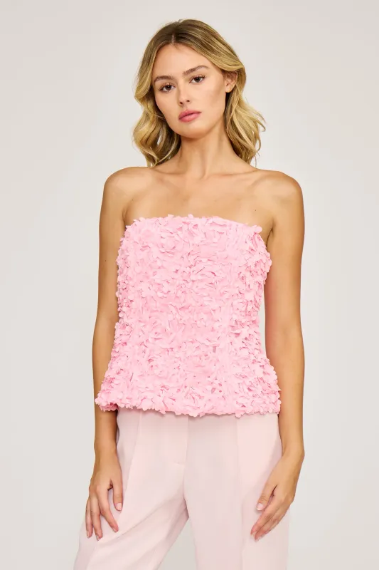 Ivey Floral Top - Pink made by Lucy Paris
