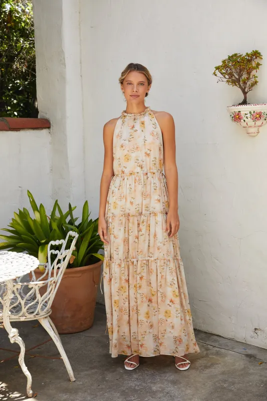 Prescott Tiered Dress - Floral made by Lucy Paris
