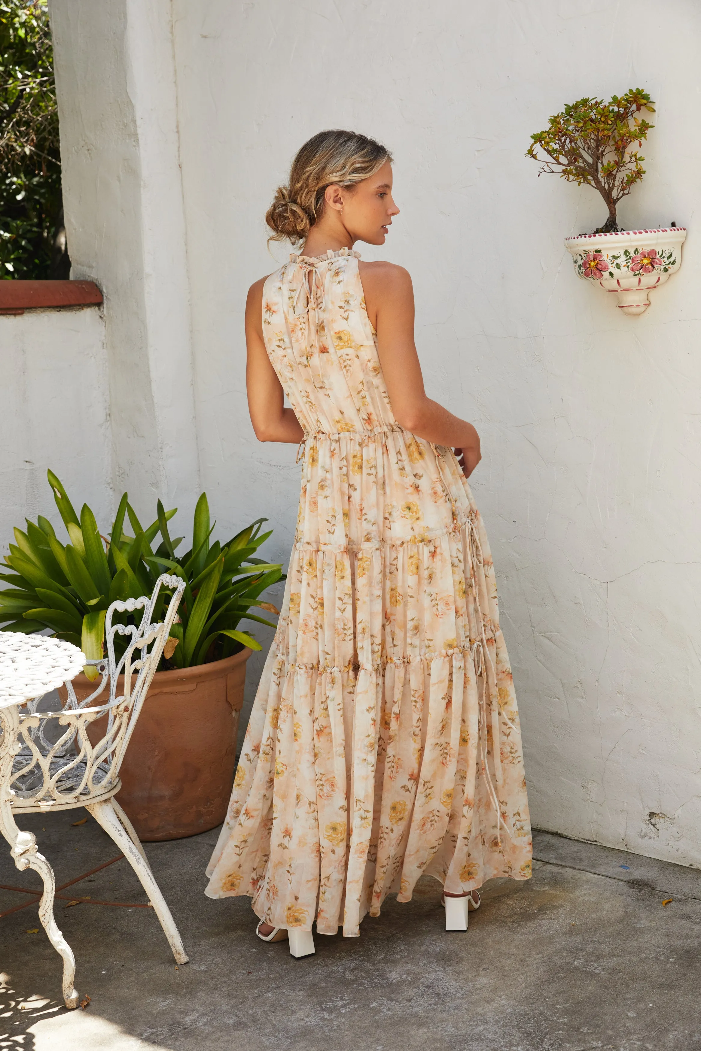 Prescott Tiered Dress - Floral sold by Lucy Paris product image thumbnail 2