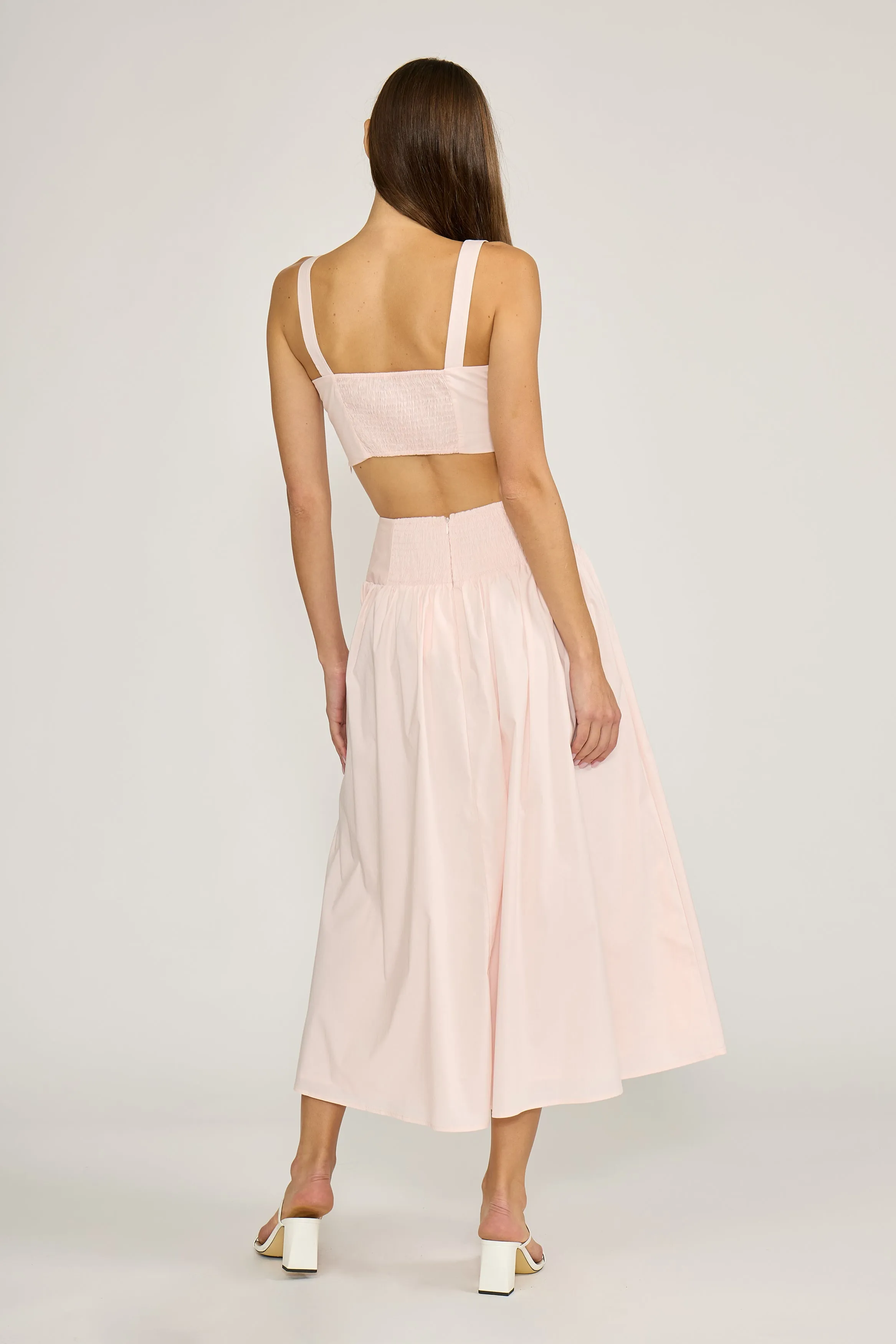 Luna Flower Crop top - Soft Pink sold by Lucy Paris product image thumbnail 3