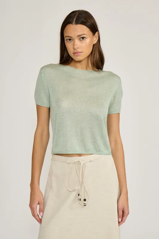 Macie Knit Top - Sage made by Lucy Paris