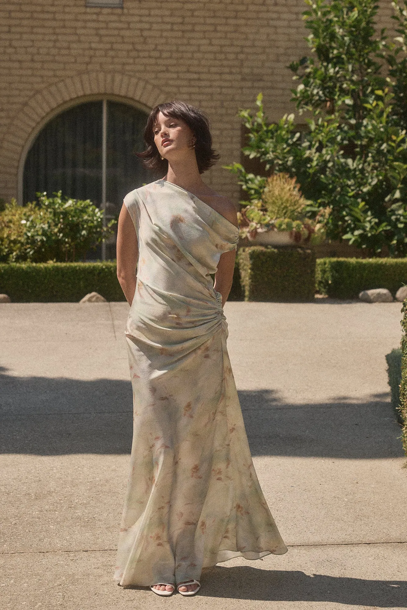 Arta Gathered Dress - Mint sold by Lucy Paris product image thumbnail 2