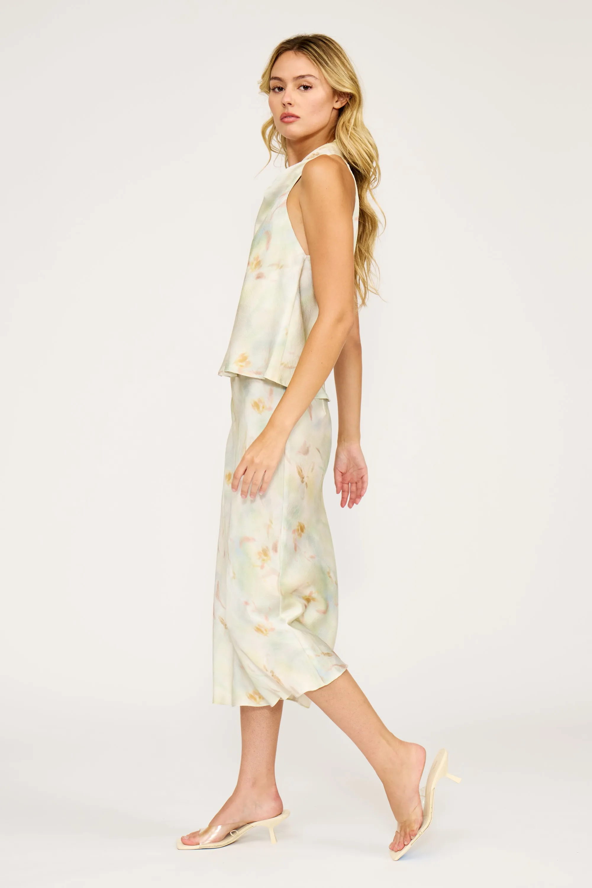 Bowie Cowl Neck Top - Mint sold by Lucy Paris product image thumbnail 3