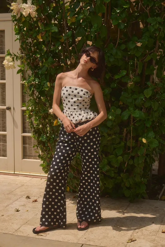 Lylah Pants - Black White made by Lucy Paris