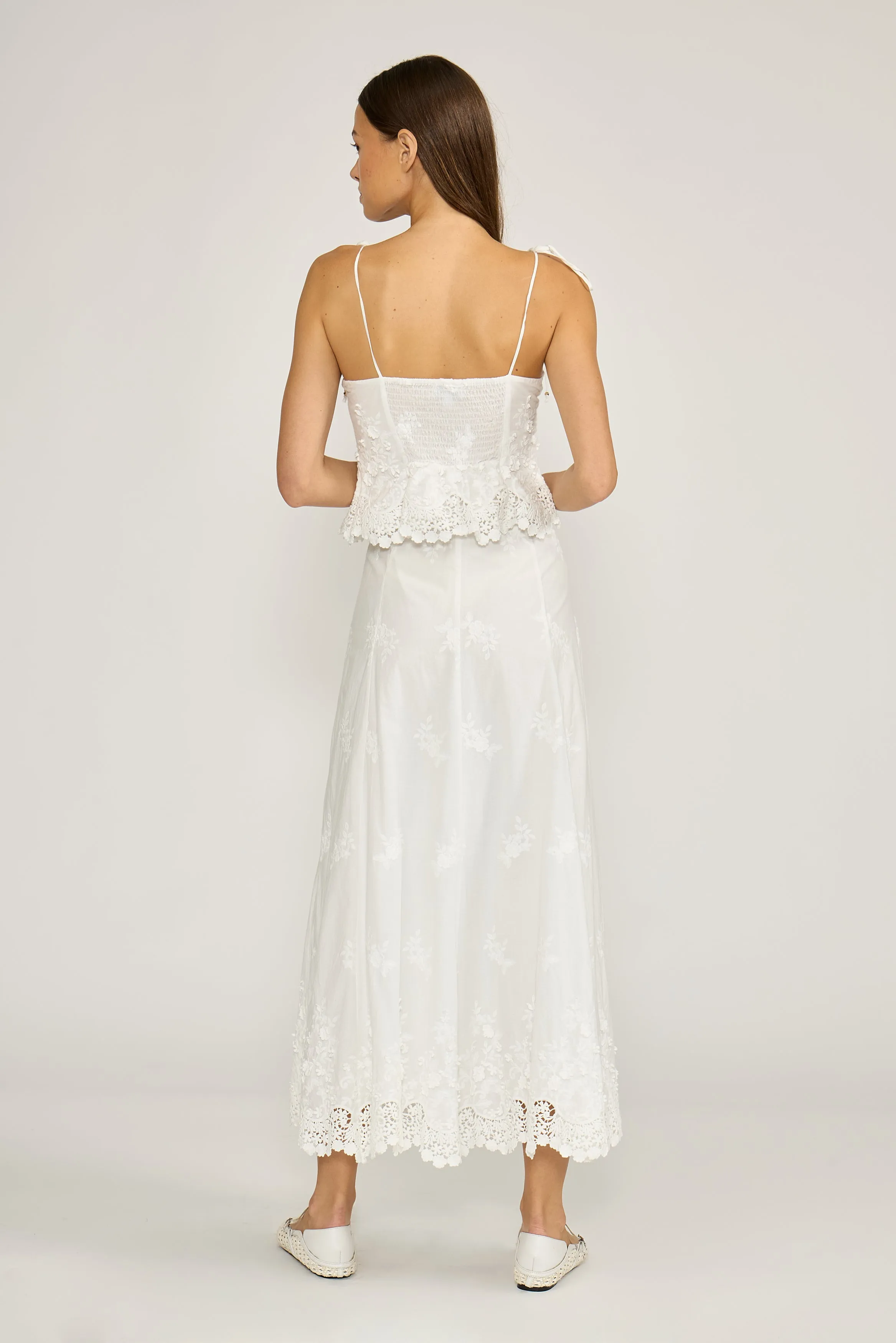Alice Eyelet Top - White sold by Lucy Paris product image thumbnail 3