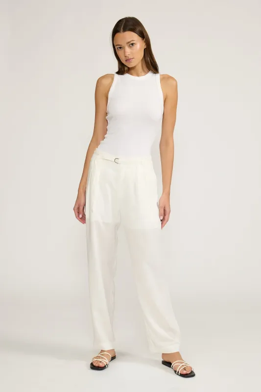 Carla Pants - White made by Lucy Paris