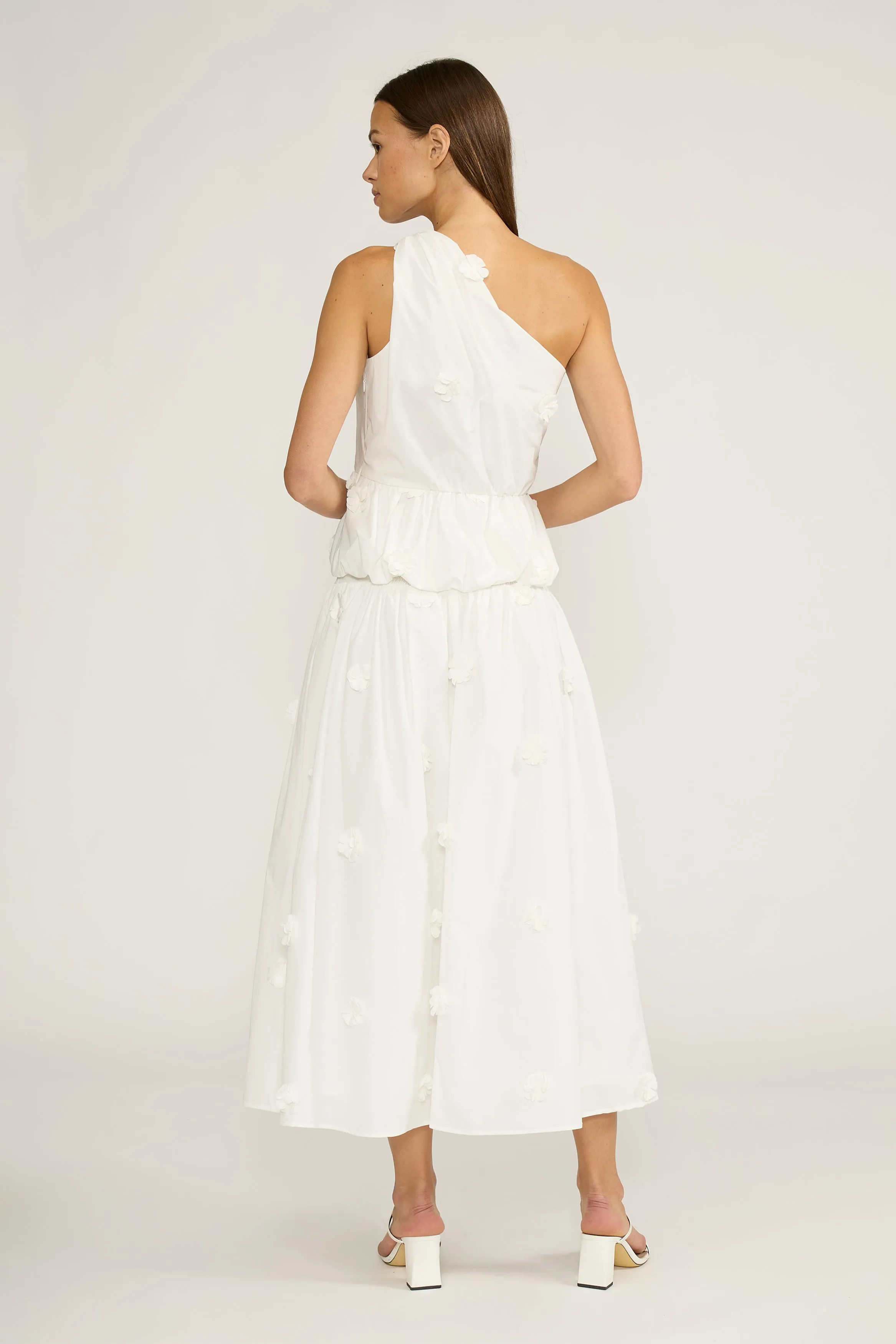 Lyndie Floral Skirt - White sold by Lucy Paris product image thumbnail 2