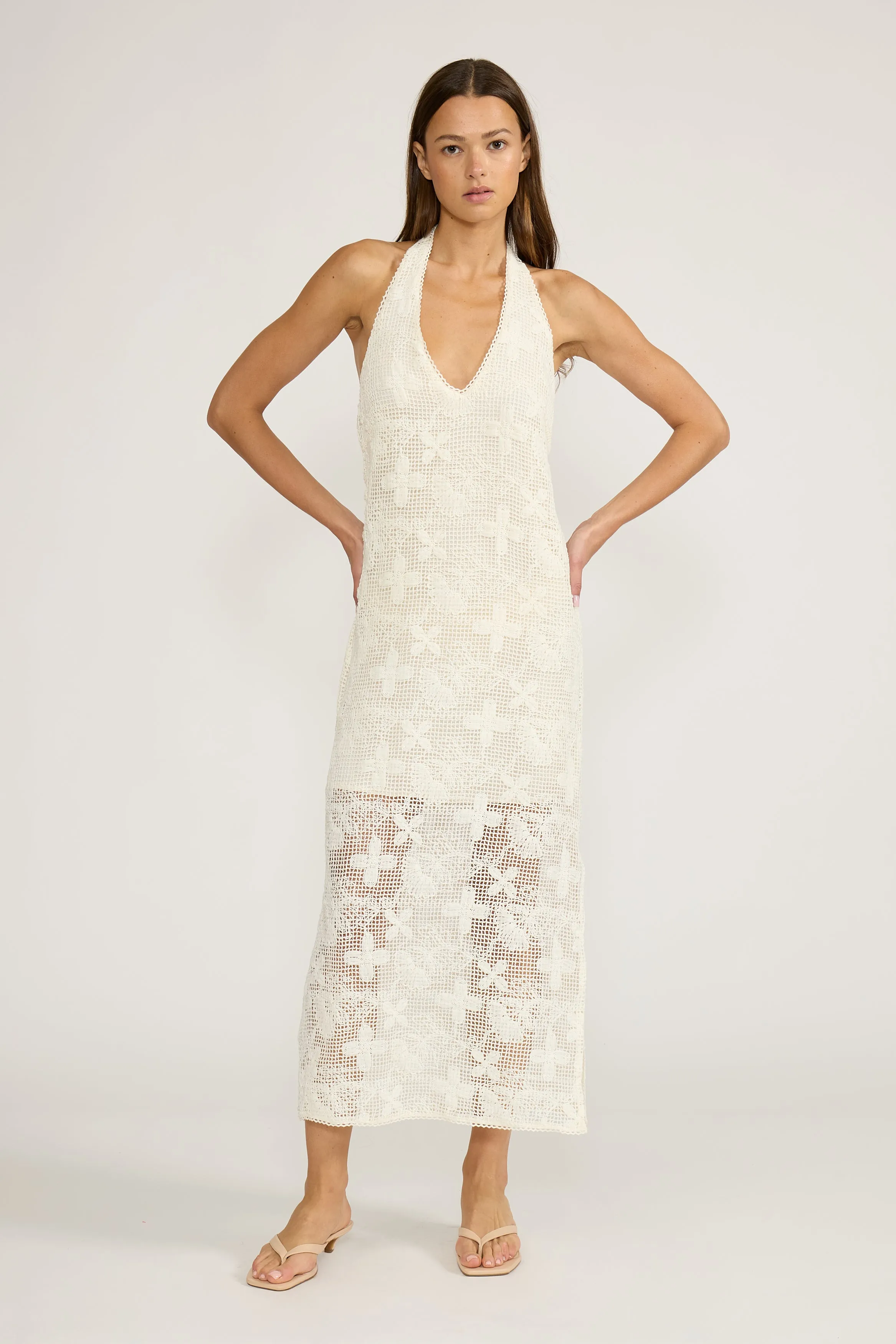 Florian Halter Dress - White sold by Lucy Paris