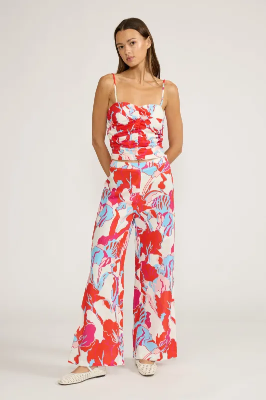 Lila Ruched Top - Multi made by Lucy Paris