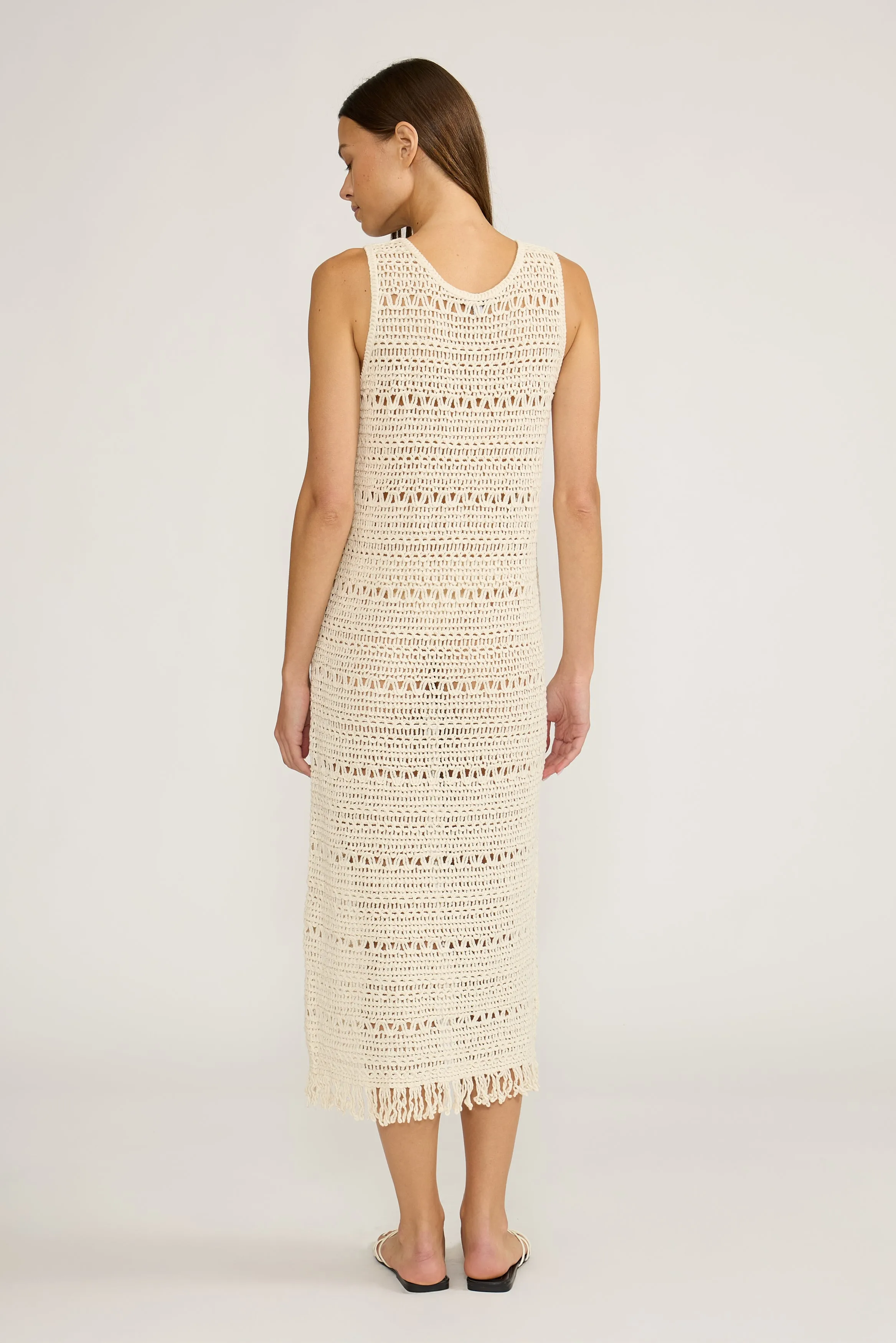 Tyler Crochet Dress - Cream sold by Lucy Paris product image thumbnail 3