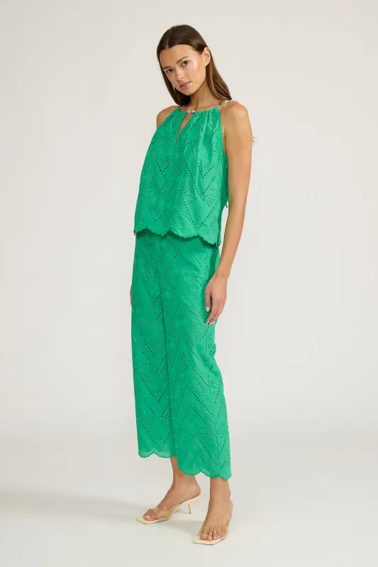 Viola Pants - Green made by Lucy Paris