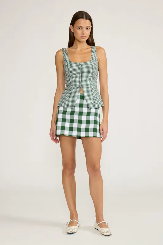 Ludlow Corset Top - Green made by Lucy Paris