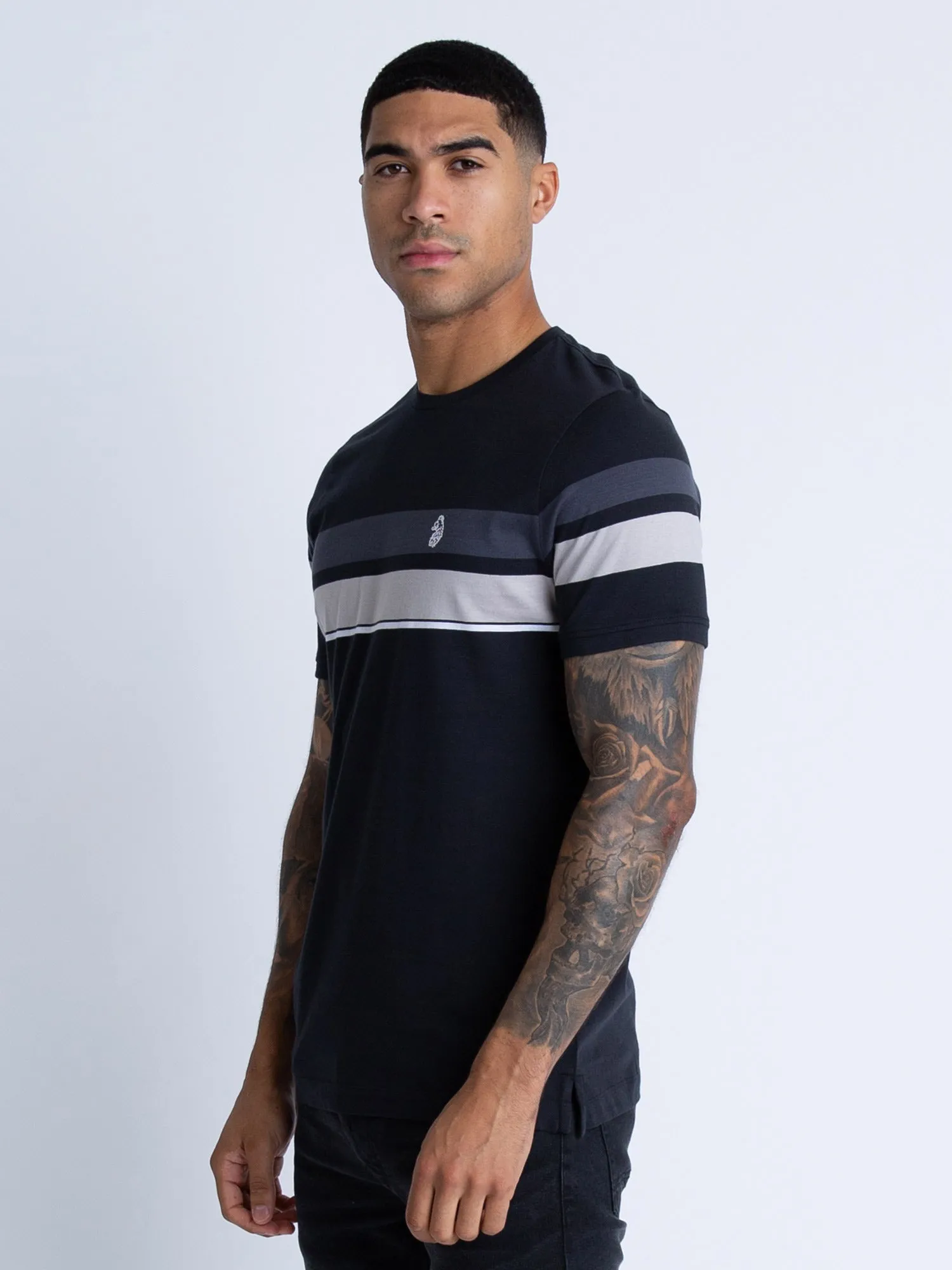 YD BRAZILIA CHEST STRIPE T-SHIRT sold by Luke 1977 product image thumbnail 3
