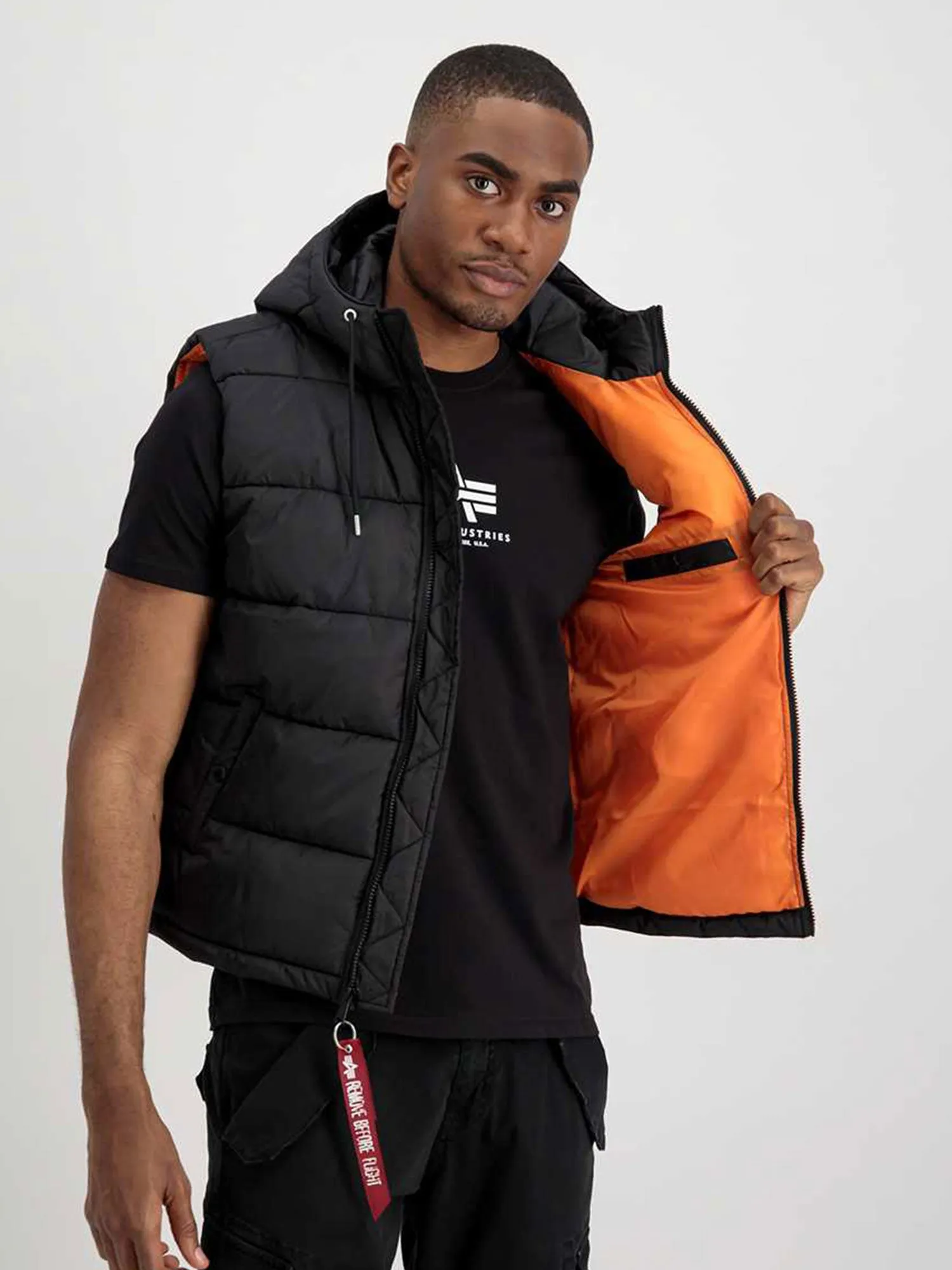 Alpha Industries Hooded Puffer Vest FD sold by Luke 1977 product image thumbnail 2