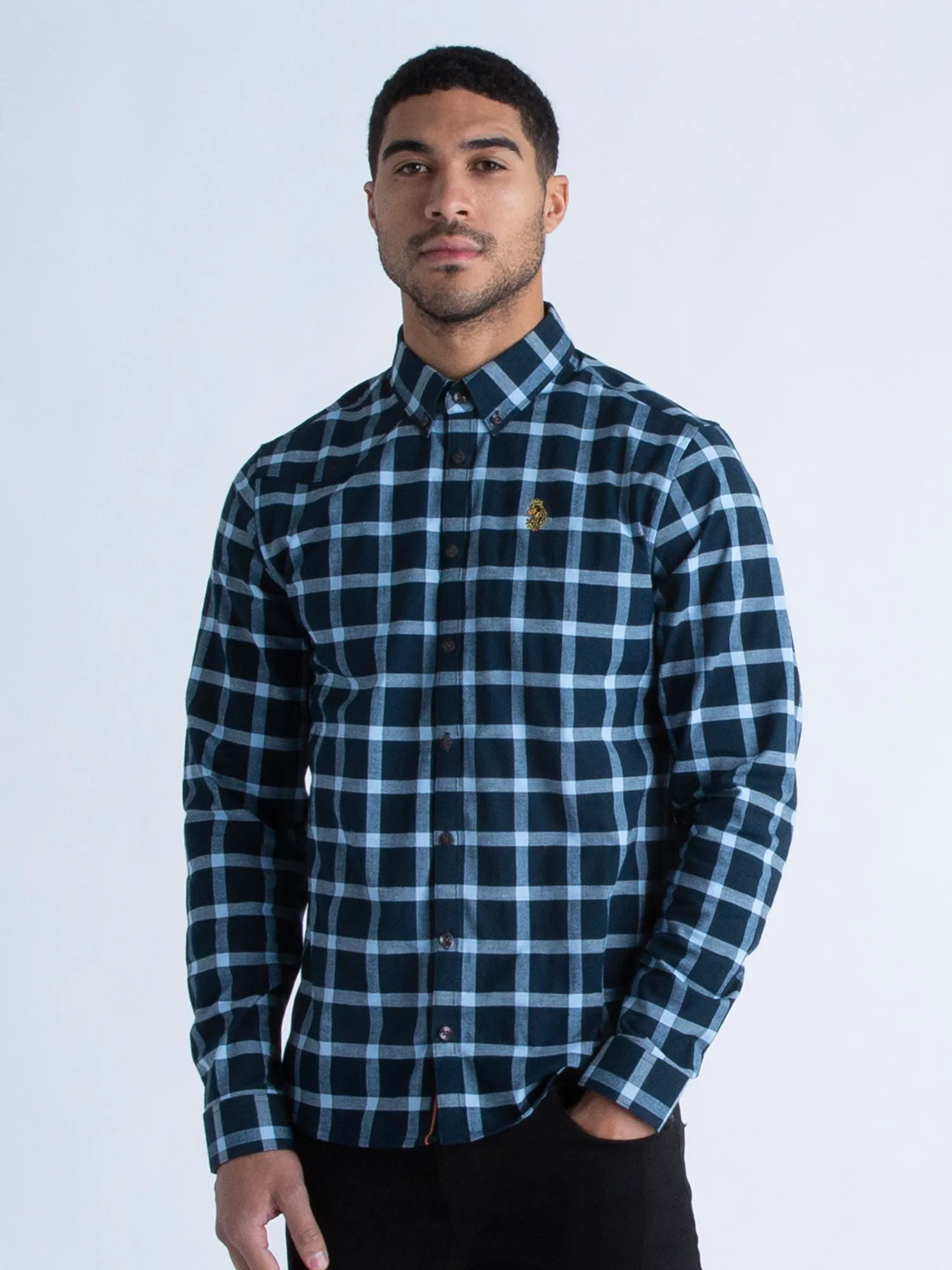 OXFORD TAILORED FIT SMART CHECKED SHIRT sold by Luke 1977 product image thumbnail 2