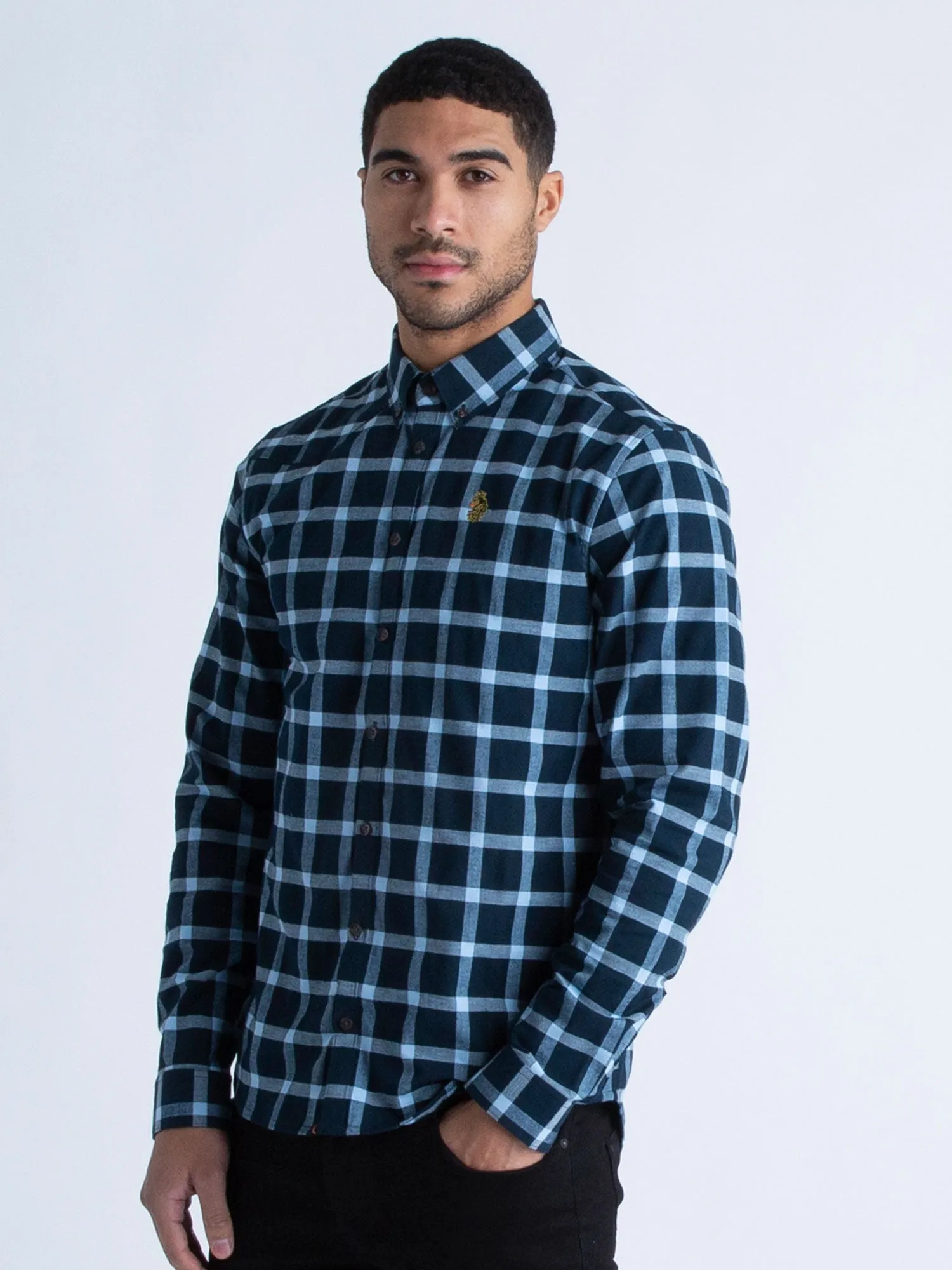 OXFORD TAILORED FIT SMART CHECKED SHIRT sold by Luke 1977 product image thumbnail 3