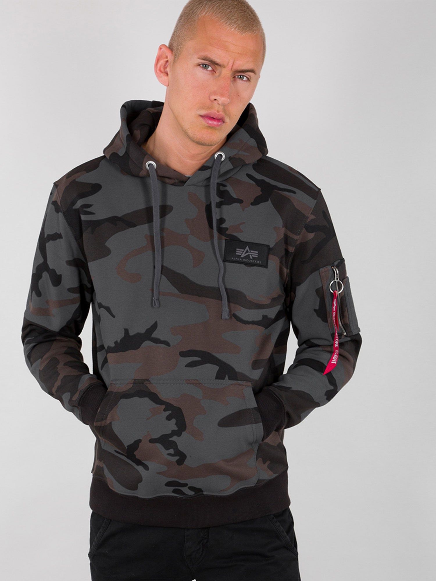 Alpha Industries Back Print Hoody Camo sold by Luke 1977