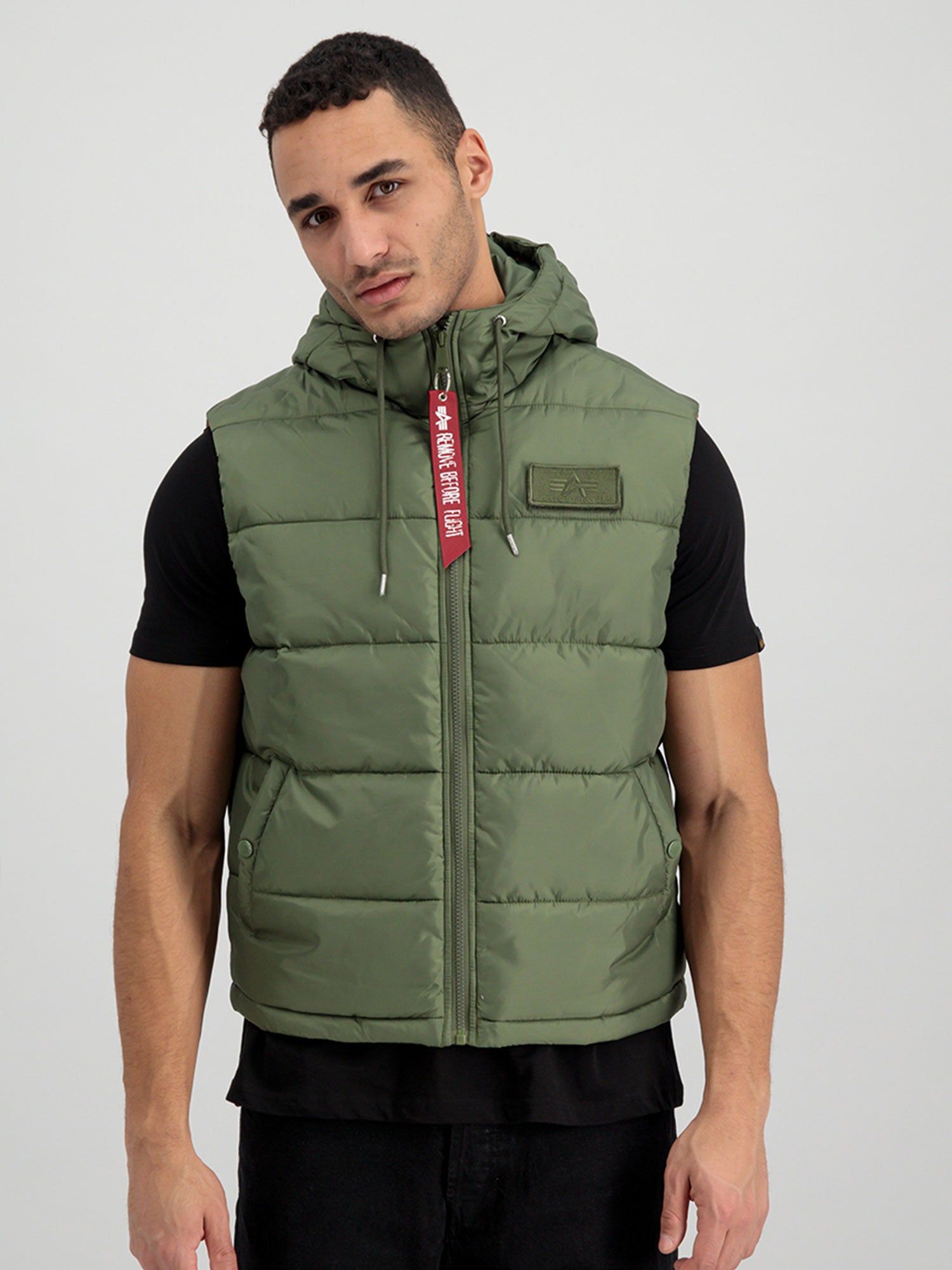 Alpha Industries Hooded Puffer Vest FD sold by Luke 1977 product image thumbnail 4